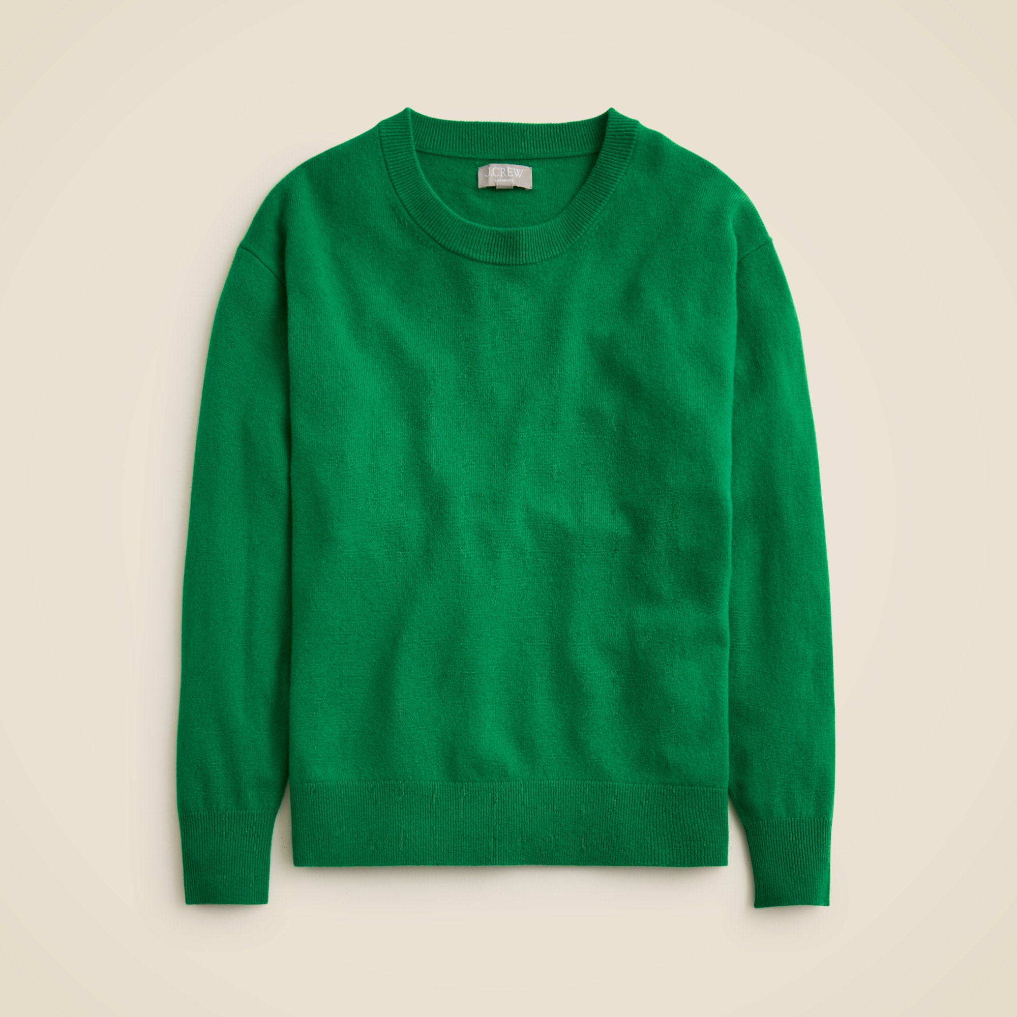 womens Cashmere relaxed crewneck sweater