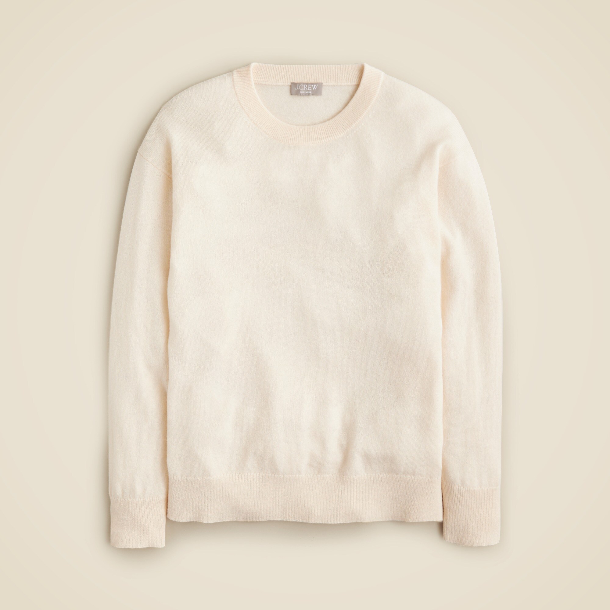 Cashmere relaxed crewneck sweater