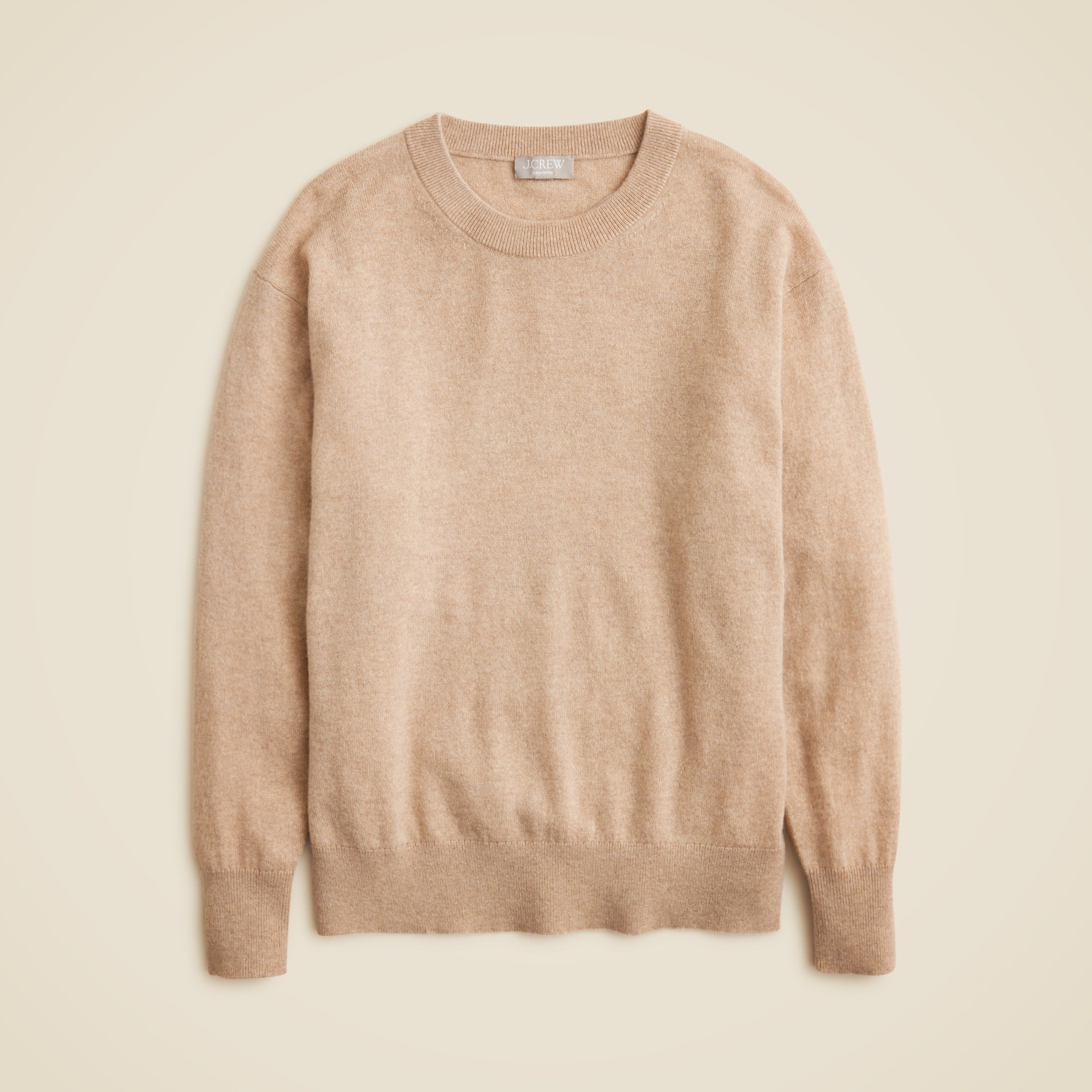 womens Cashmere relaxed crewneck sweater
