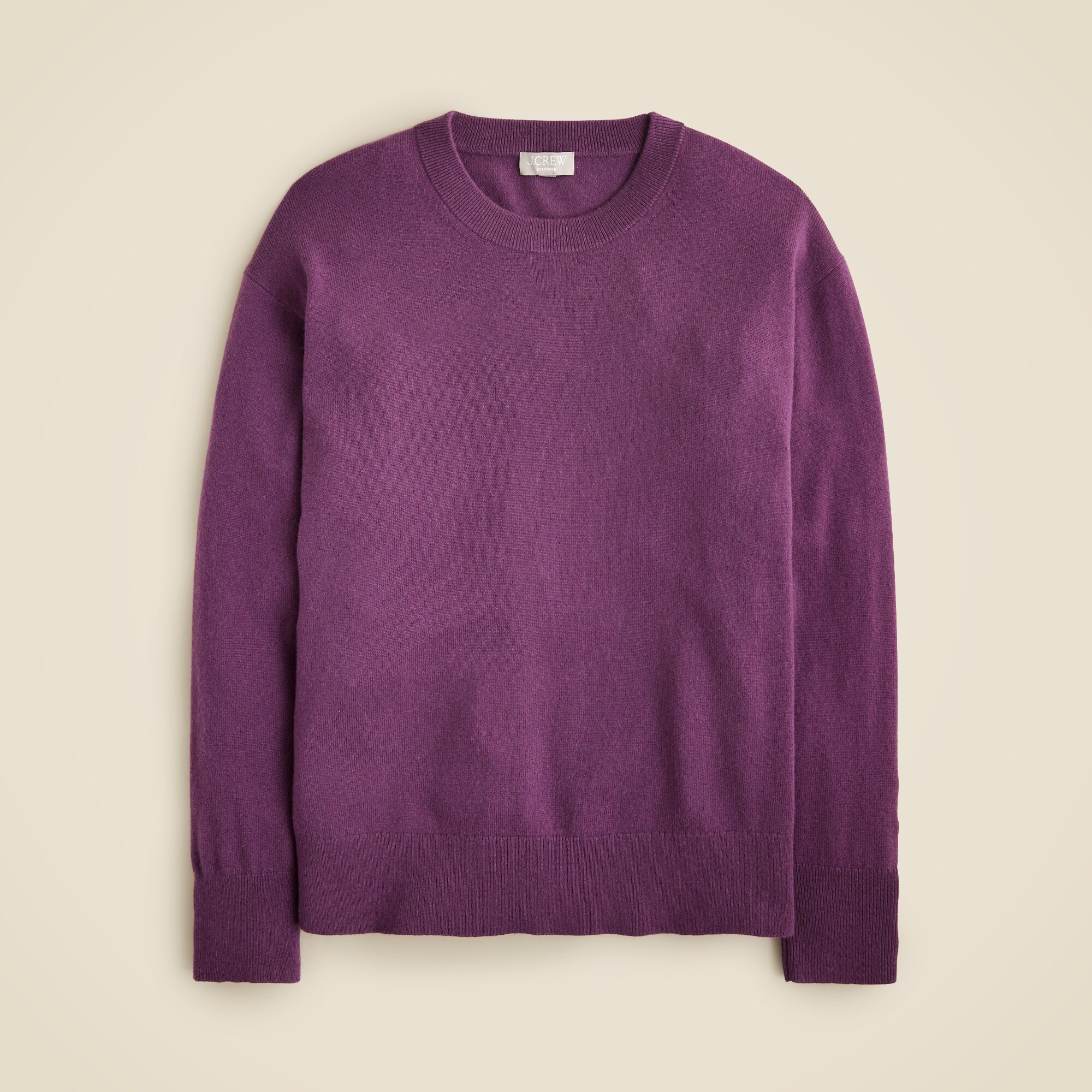 J.Crew Cashmere Relaxed Crewneck Sweater For Women