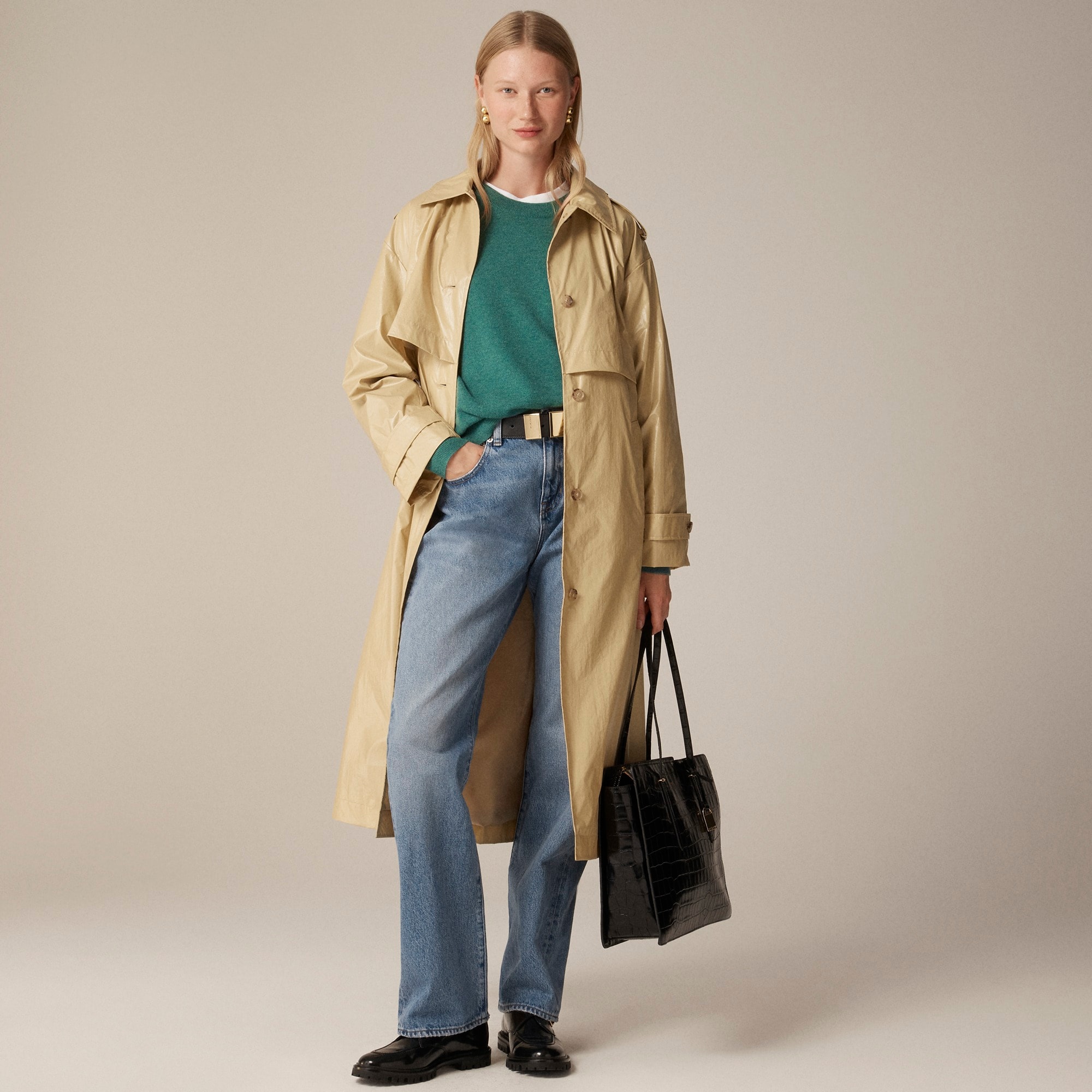  Cashmere relaxed crewneck sweater
