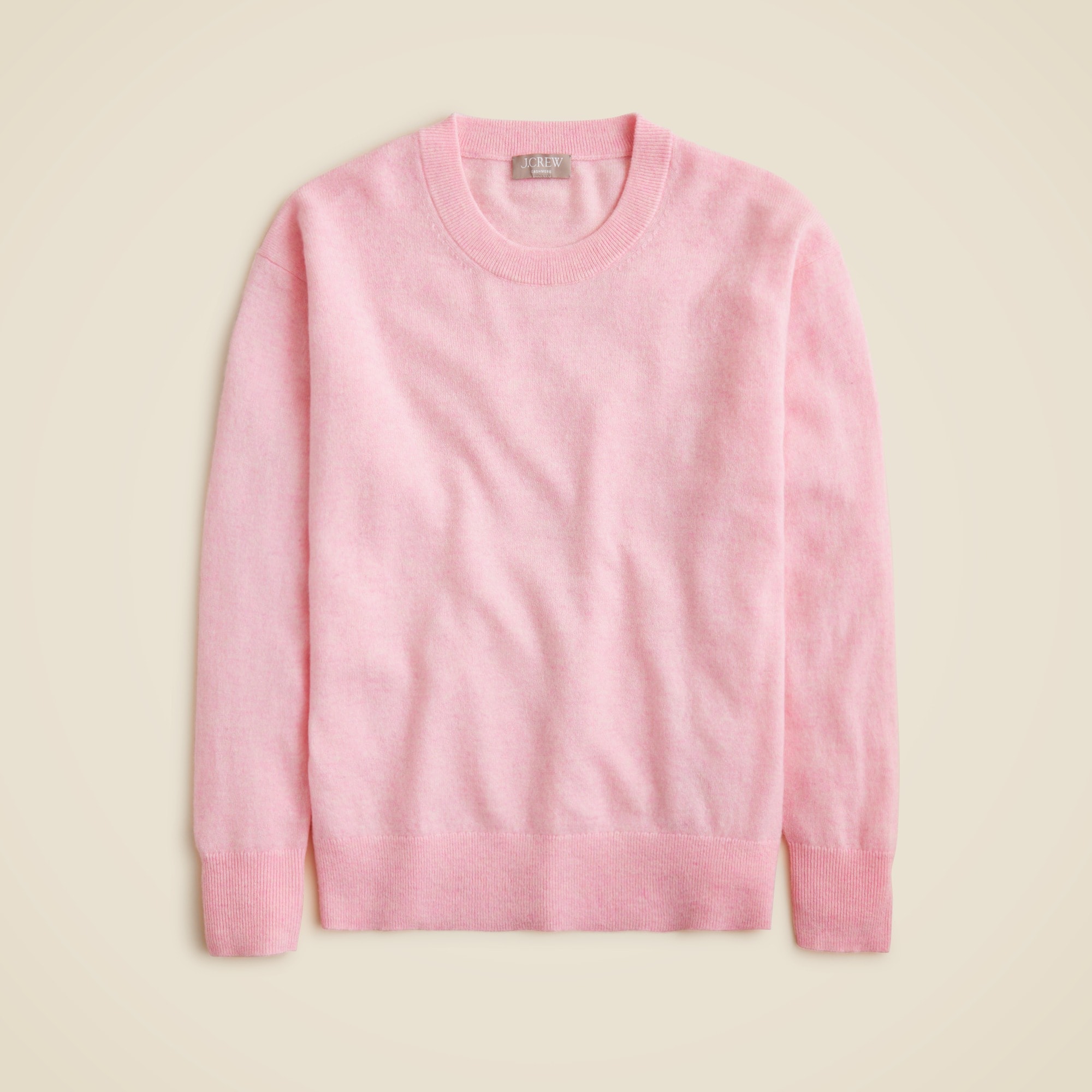 Cashmere relaxed crewneck sweater