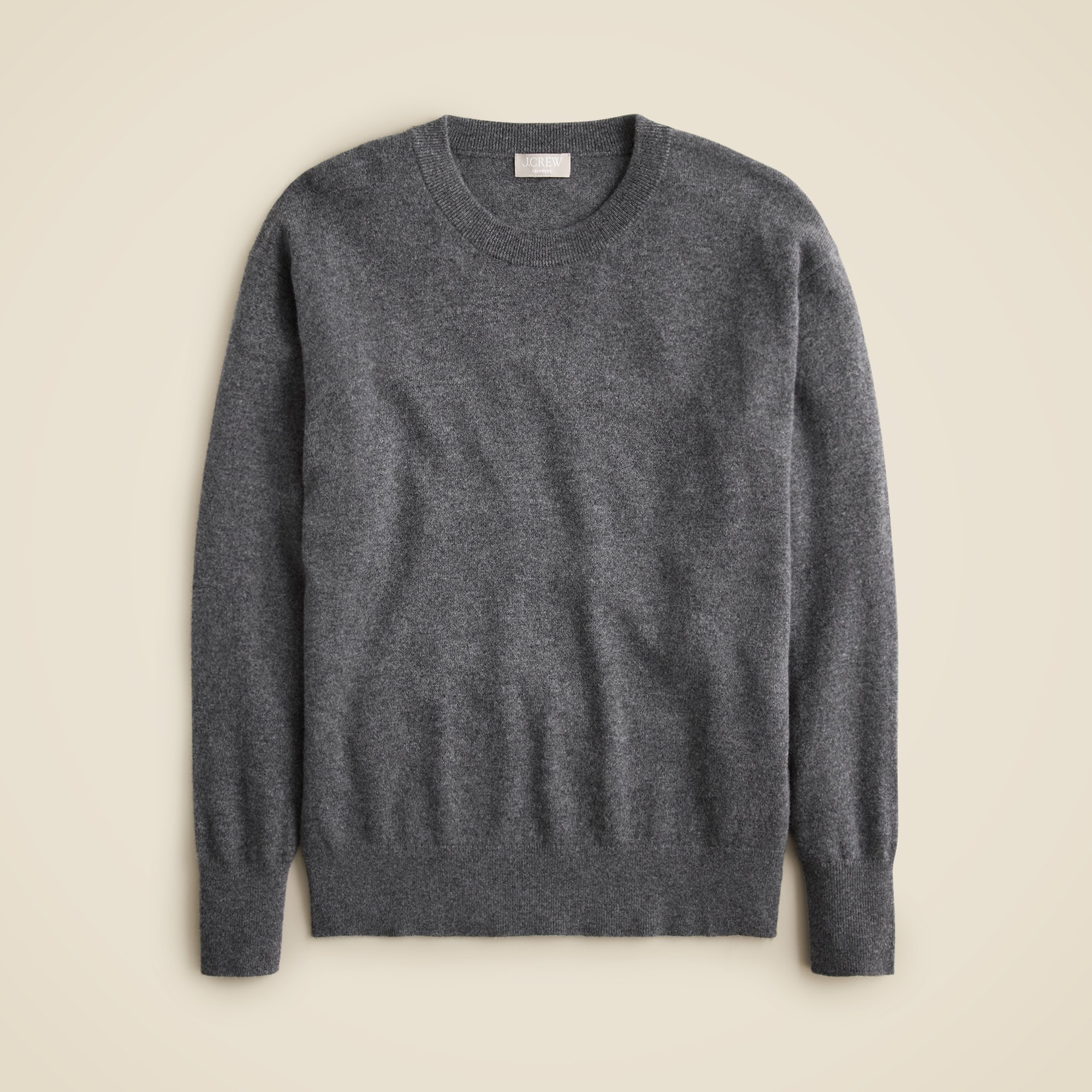 womens Cashmere relaxed crewneck sweater