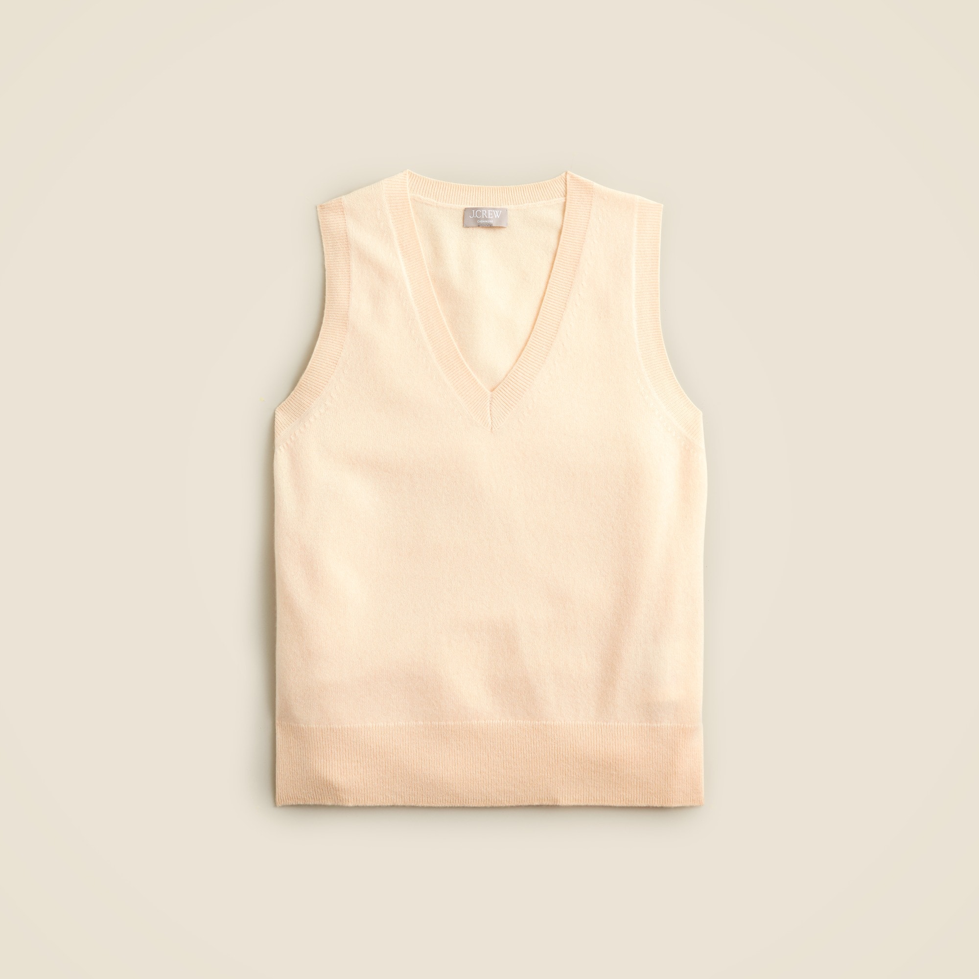 Cashmere V-neck sweater-vest