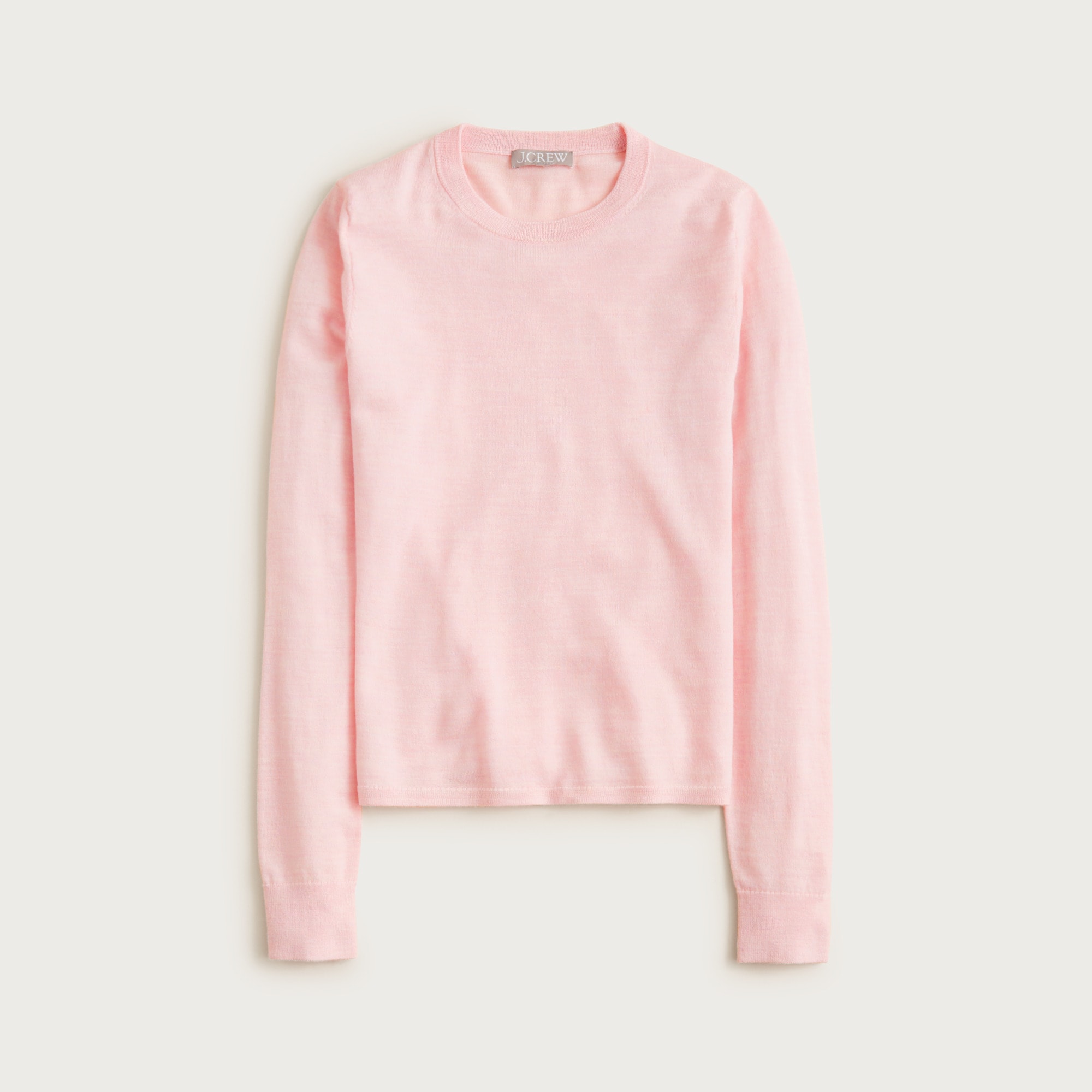 Carolyn fitted crewneck sweater in merino wool