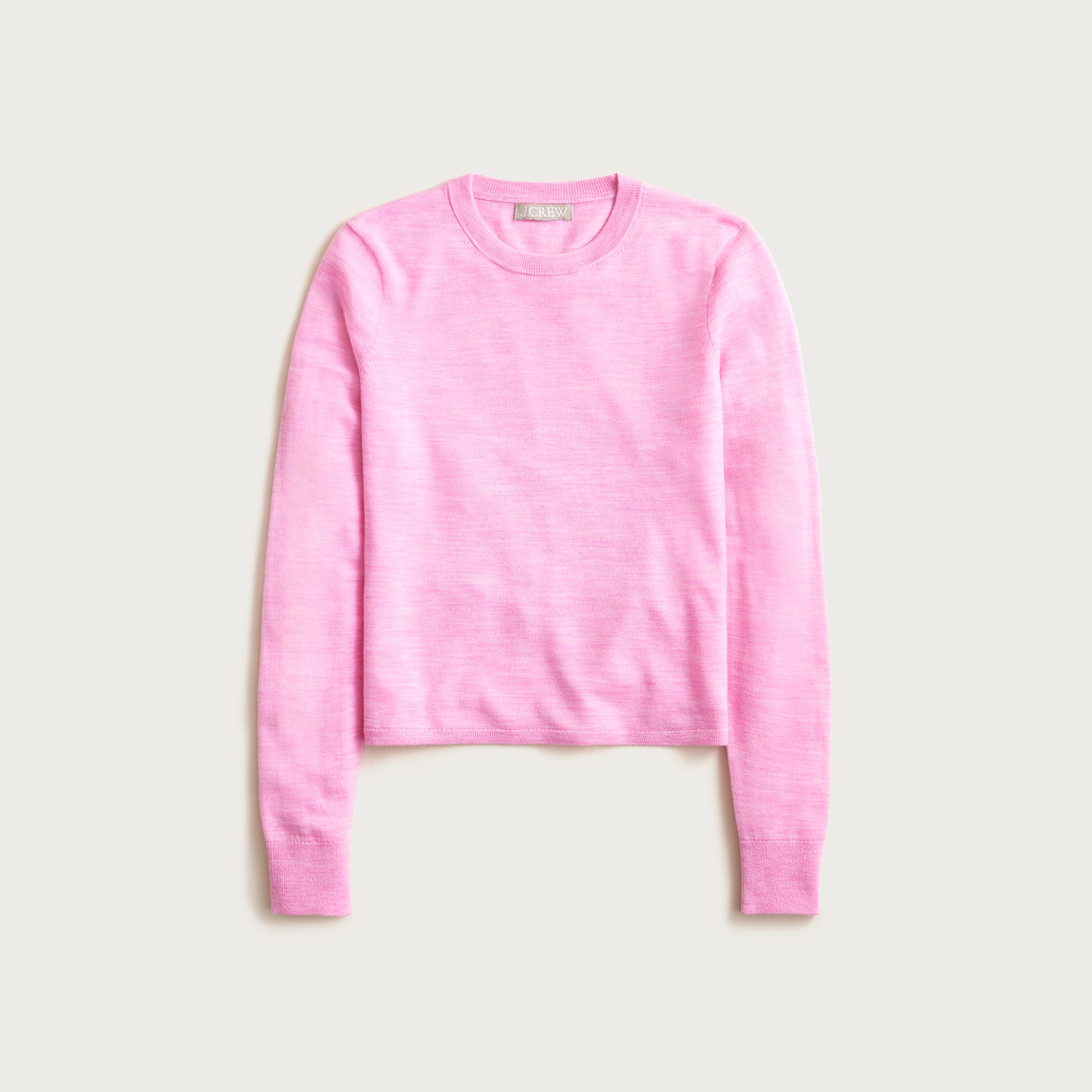 Carolyn fitted crewneck sweater in merino wool - thumbnail 9