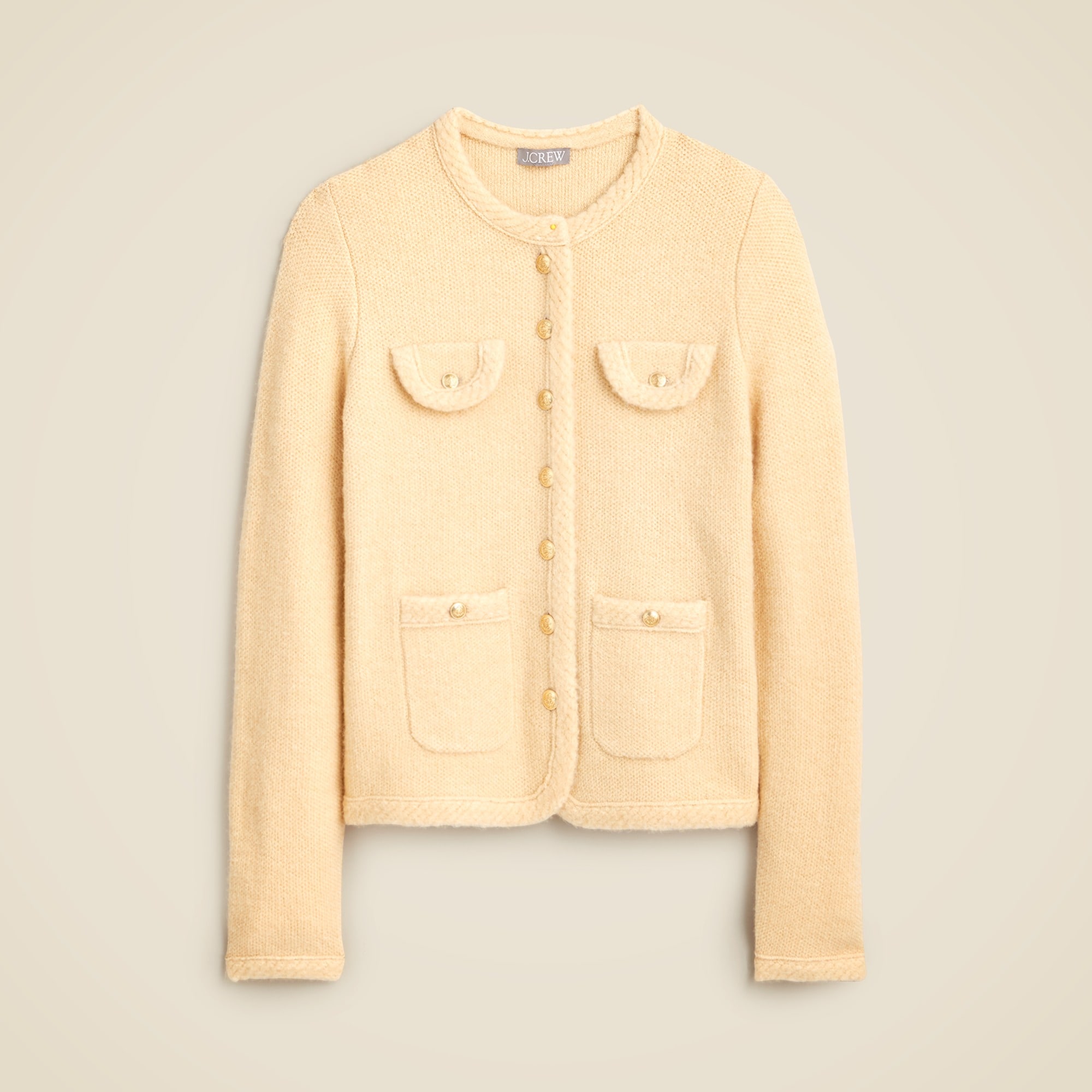 Textured sweater lady jacket from J.Crew - $159.99