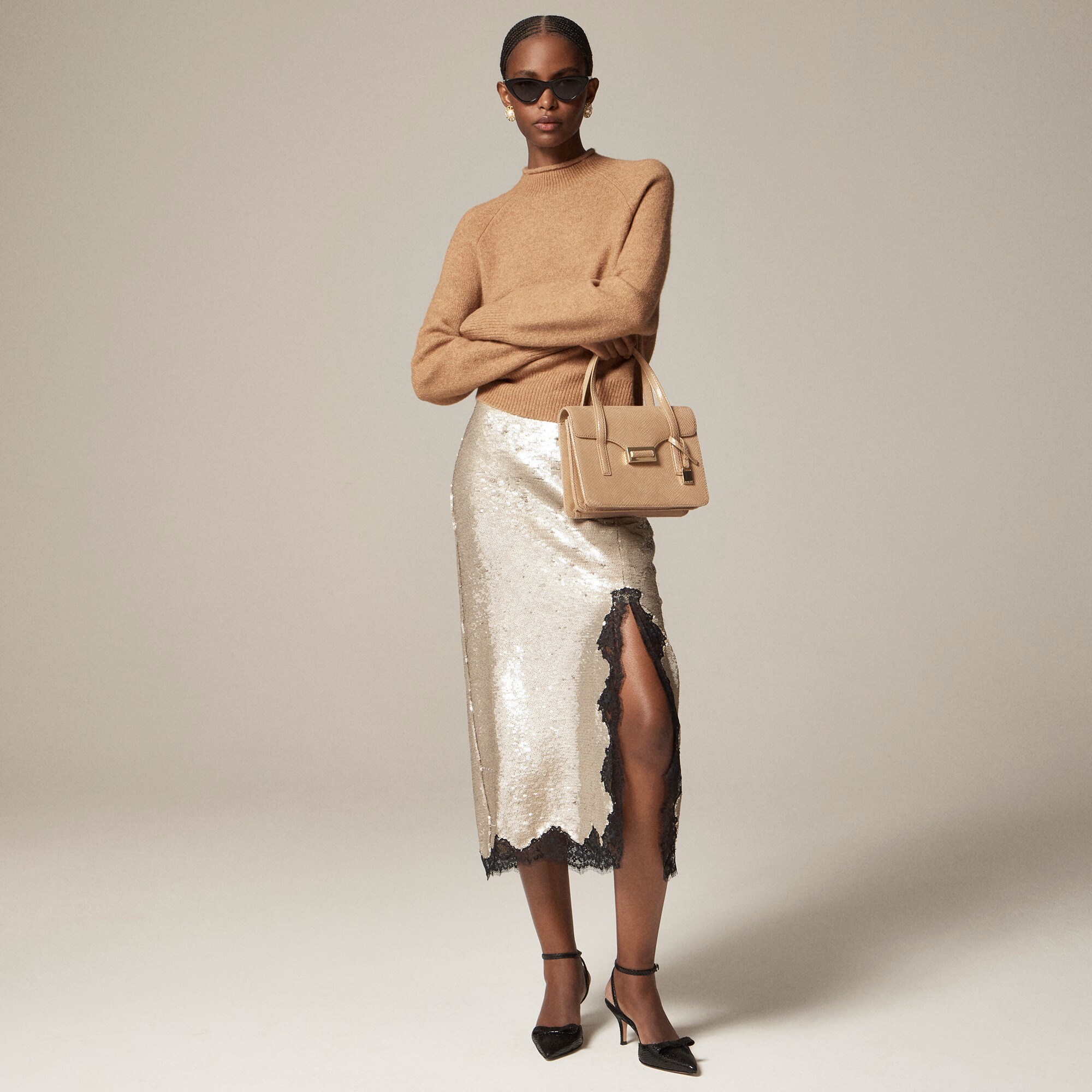 Rollneck™ sweater in Supersoft yarn