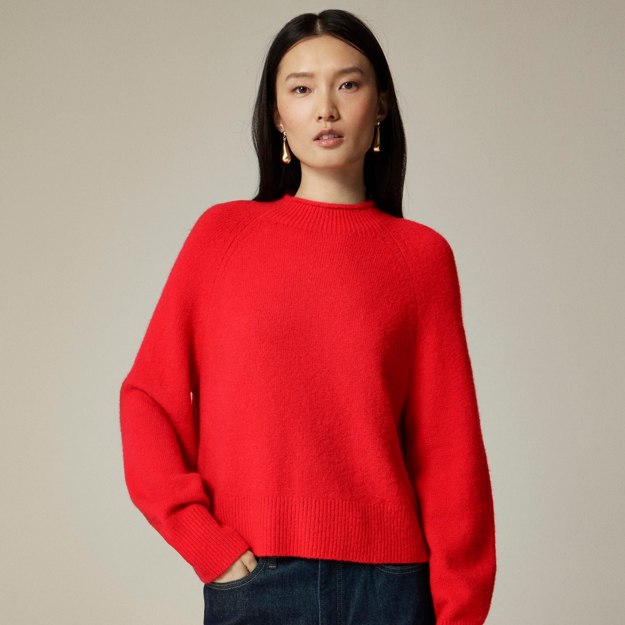 Rollneck&trade; sweater in Supersoft yarn