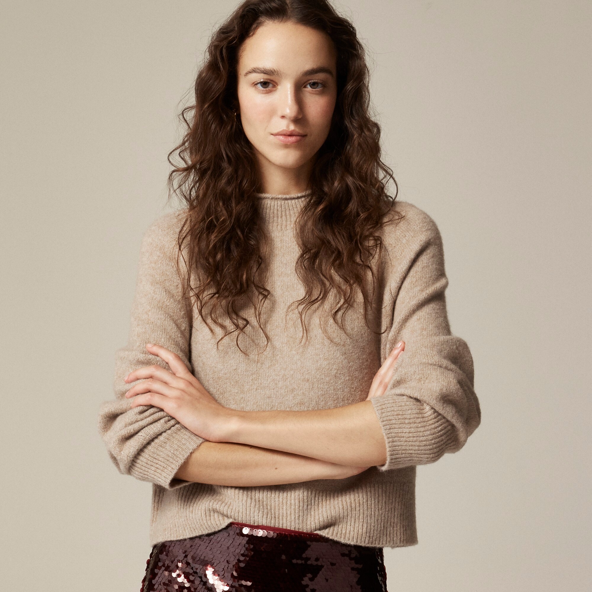  Rollneck&trade; sweater in Supersoft yarn