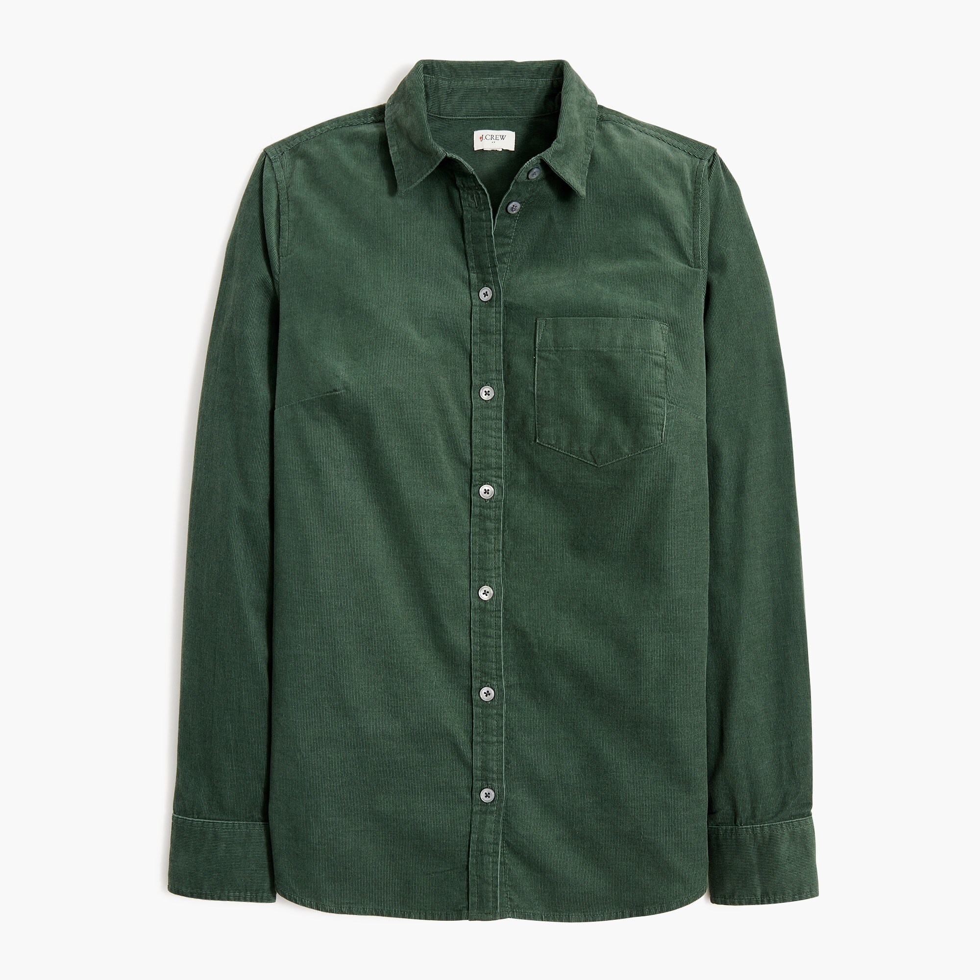 Corduroy button-up shirt