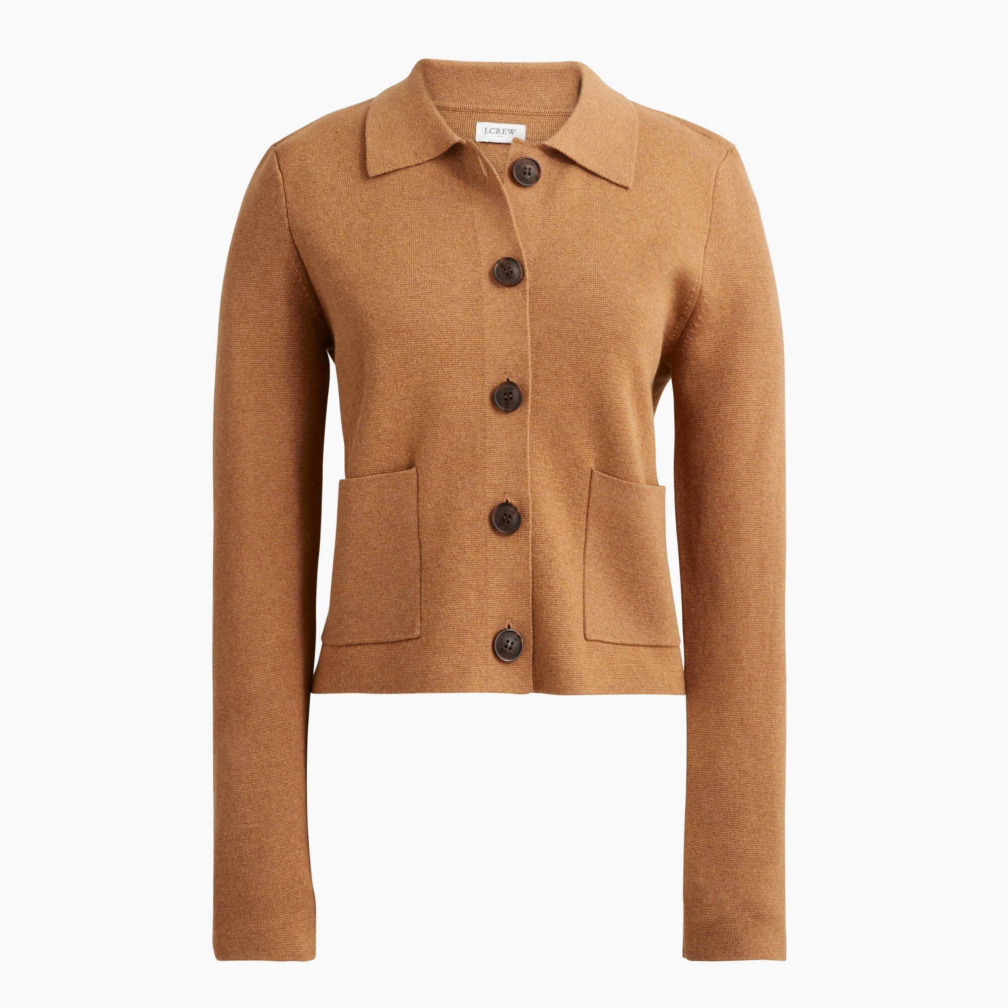 Polo cardigan sweater
