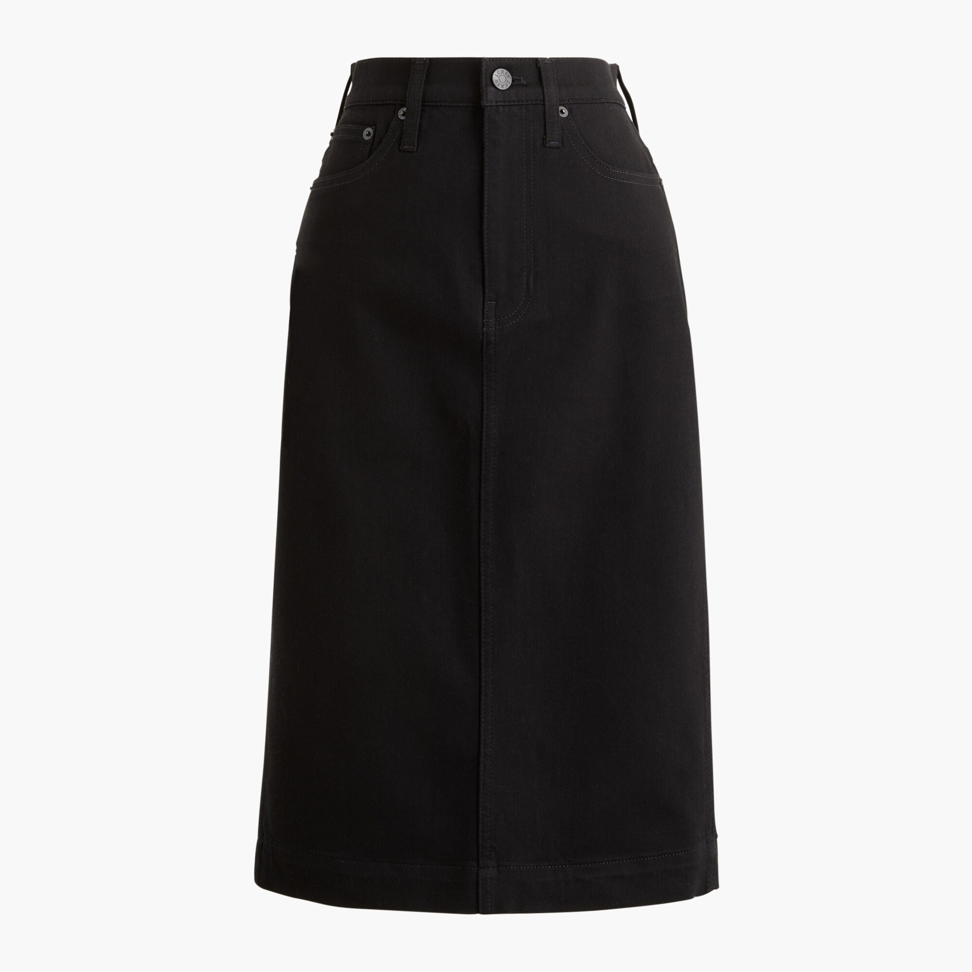 Factory: Denim Midi Skirt For Women