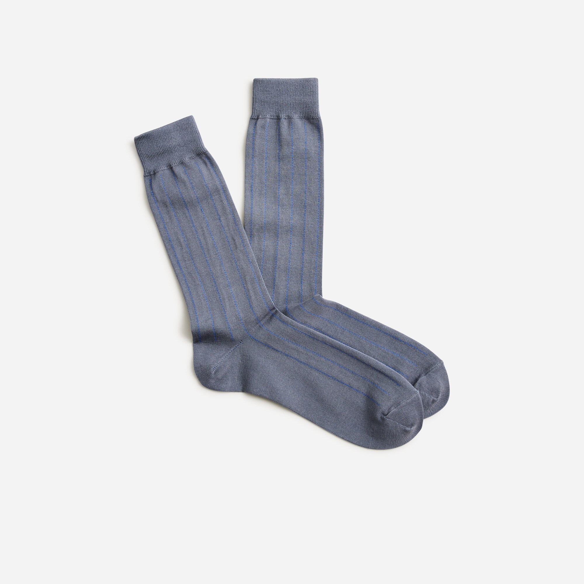 mens Dress socks in ticking stripe