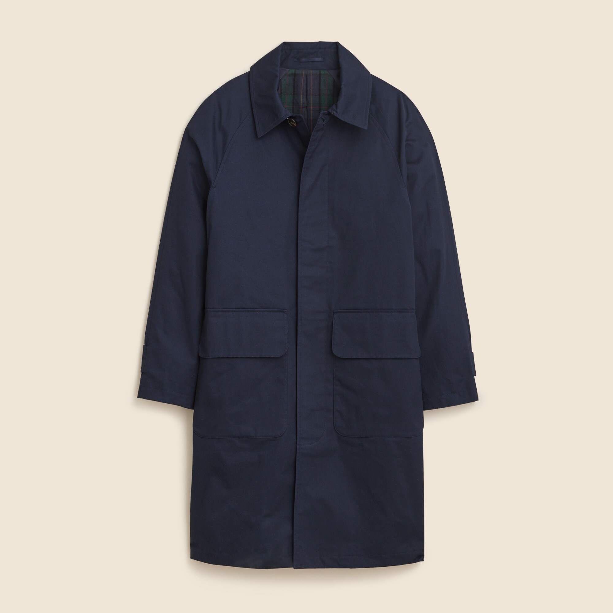 Rivington car coat in water-resistant cotton twill