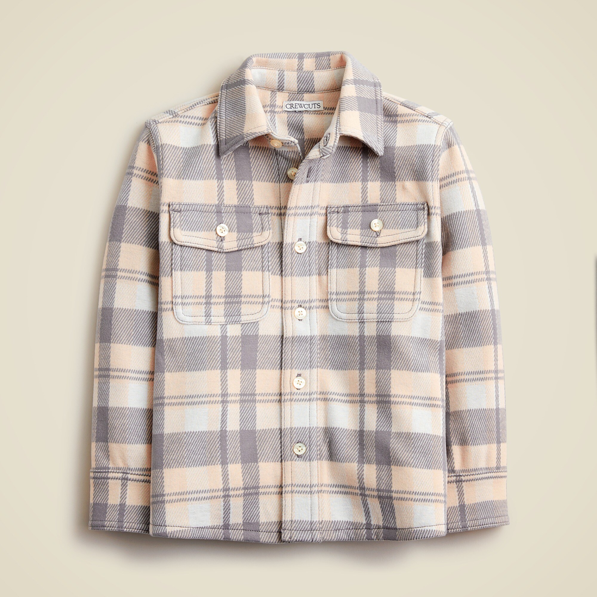 Kids' Long-sleeve Seaboard Soft-knit Shirt In Plaid For Boys | J.Crew
