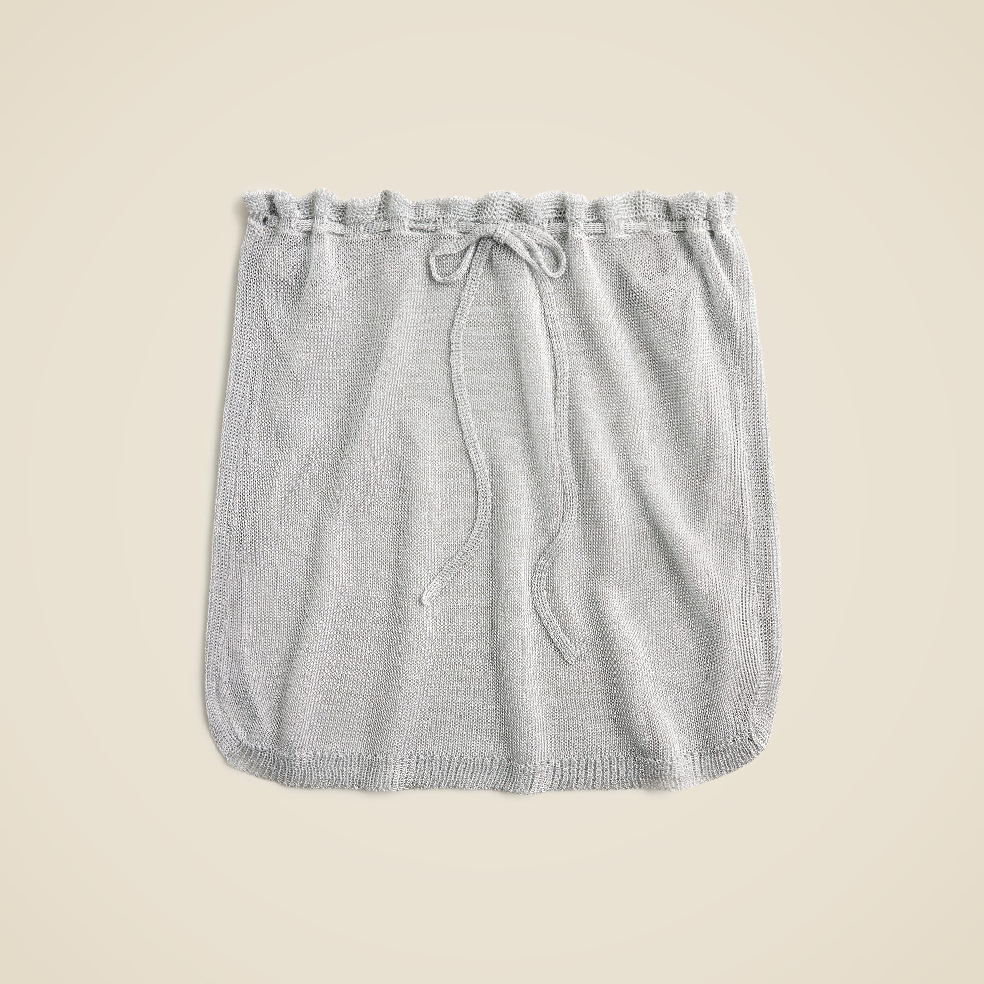 ★AMES-WORLDWIDE★FRILL MINI SKIRT GREY★正規品/韓国直送料込 セール】【Chikashitsu + OaKS】sweat frill mini skirt