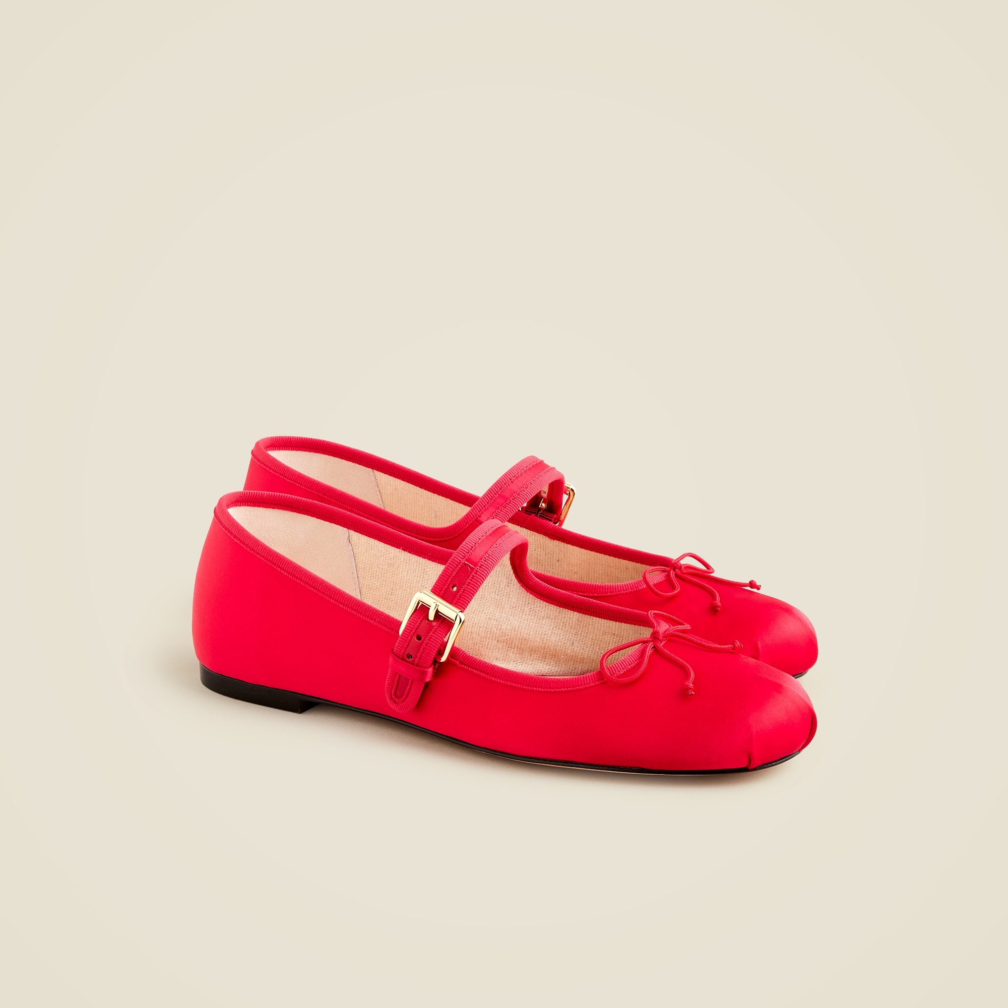 Logan Mary Jane ballet flats in satin