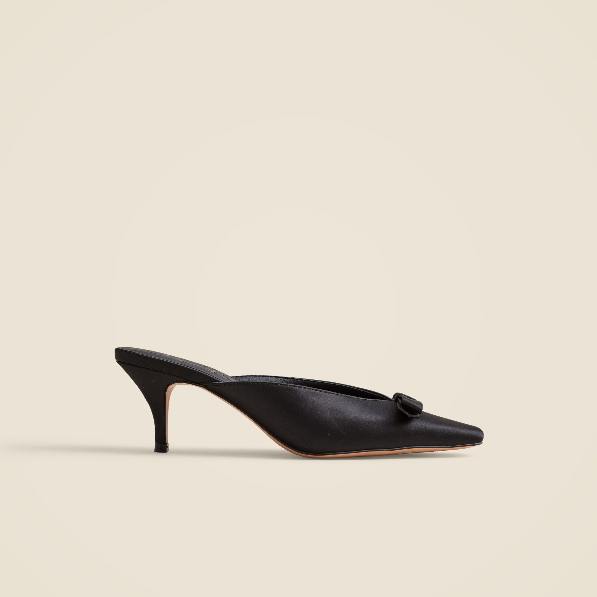 Leona mule heels in satin