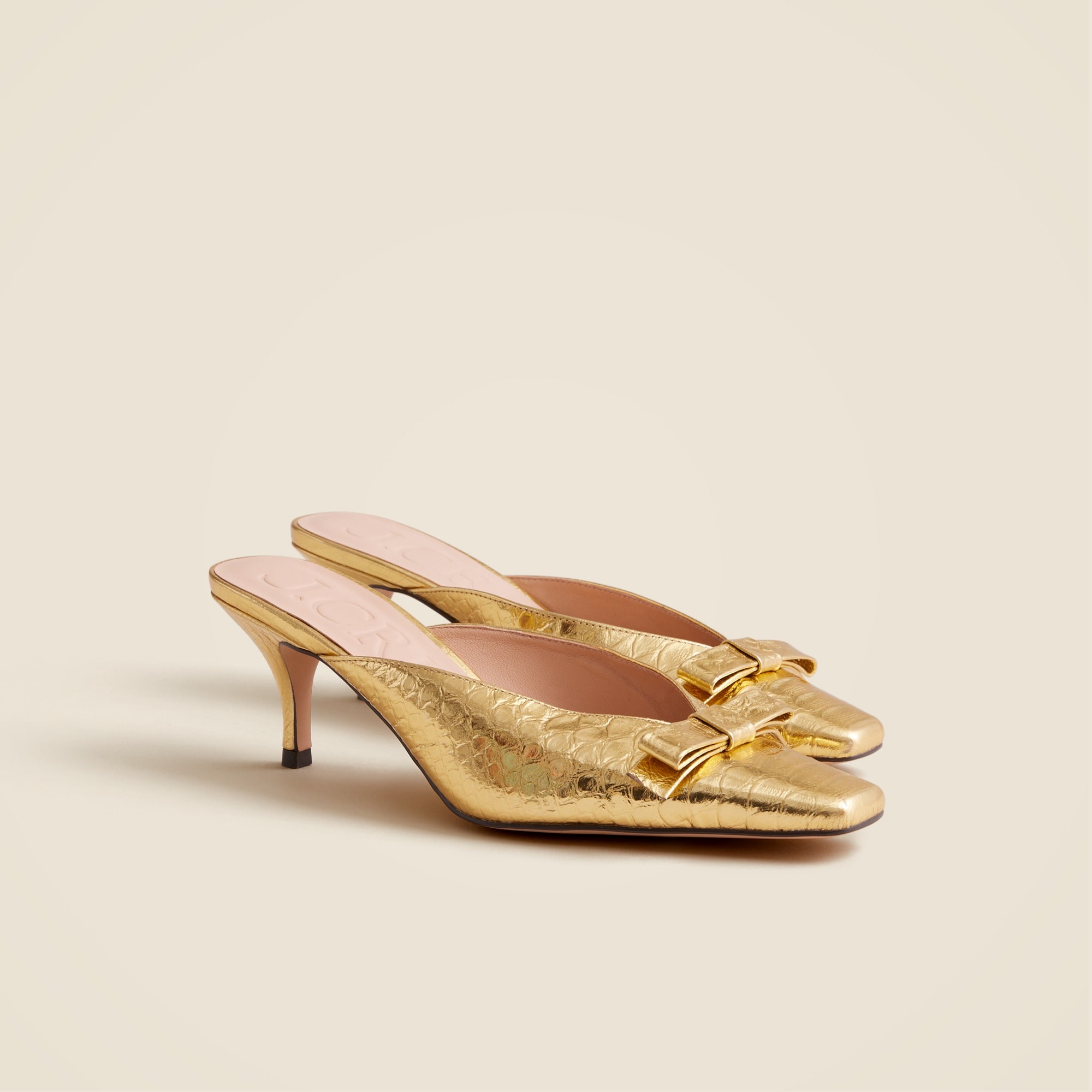 J crew gold shoes outlet