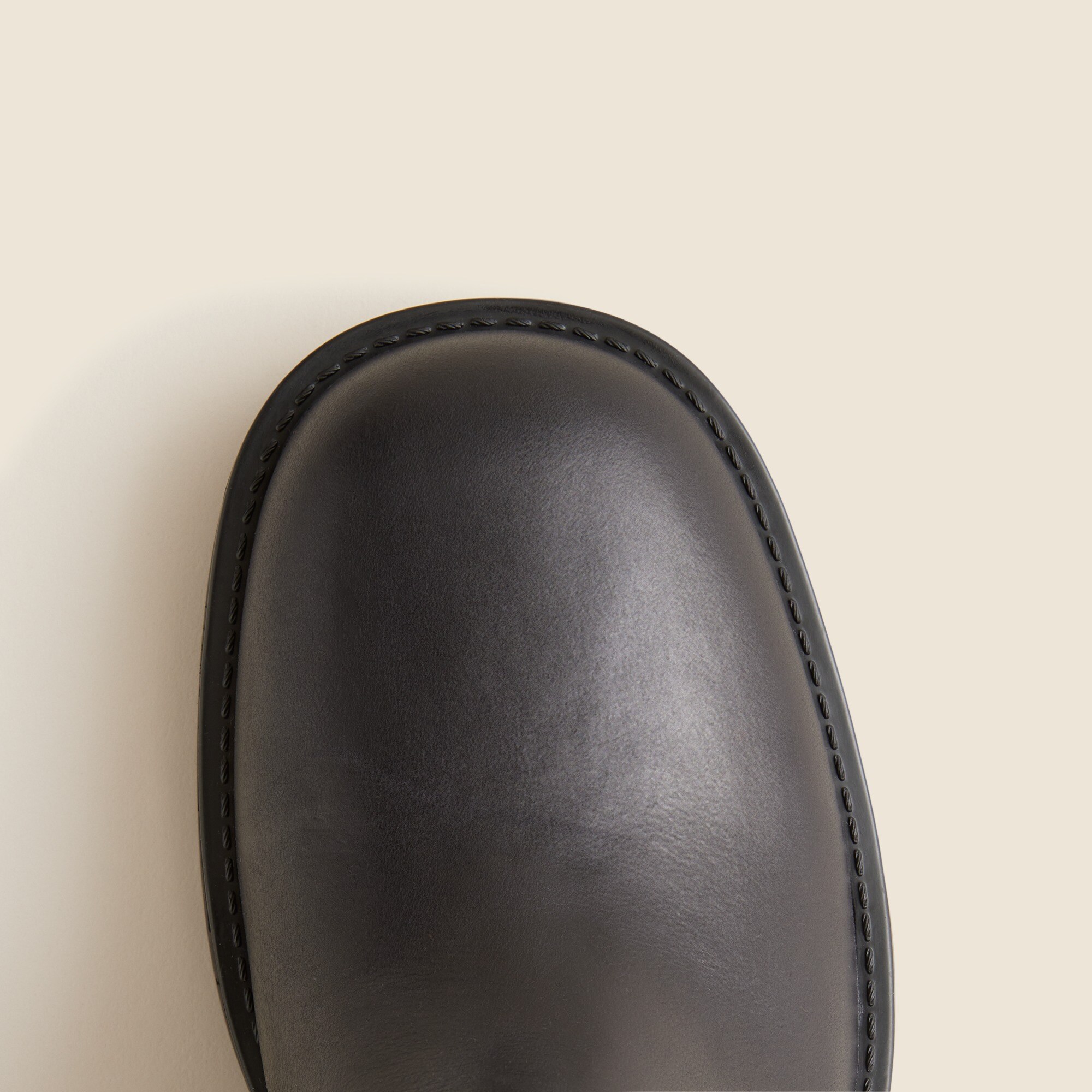 ☃️ J. Crew Black Leather Mid-Calf moto Boots made in Italy 49187 My Hunt for Mid-Calf Moto Boots (That Aren main image 3