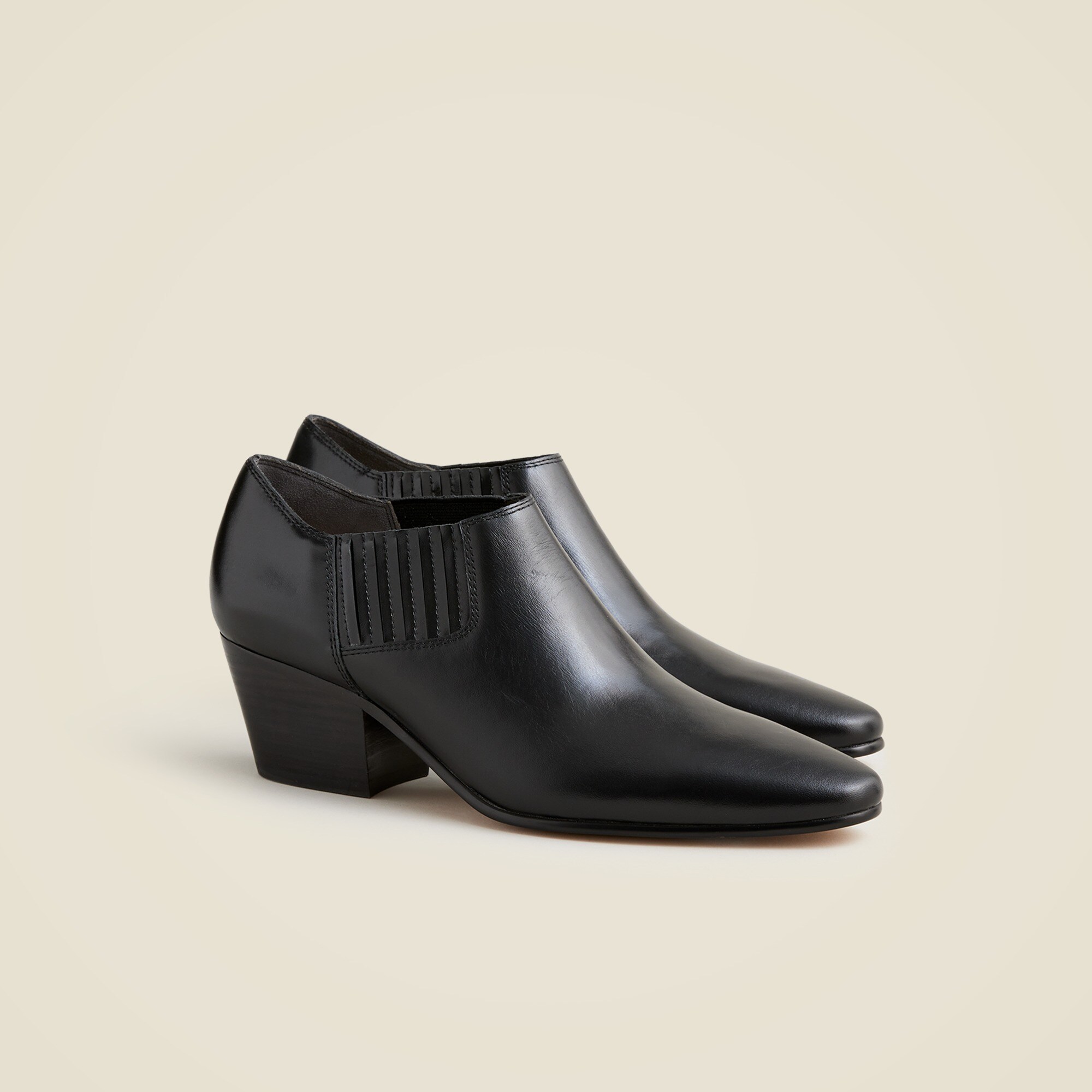 piper low ankle boots in leather for women