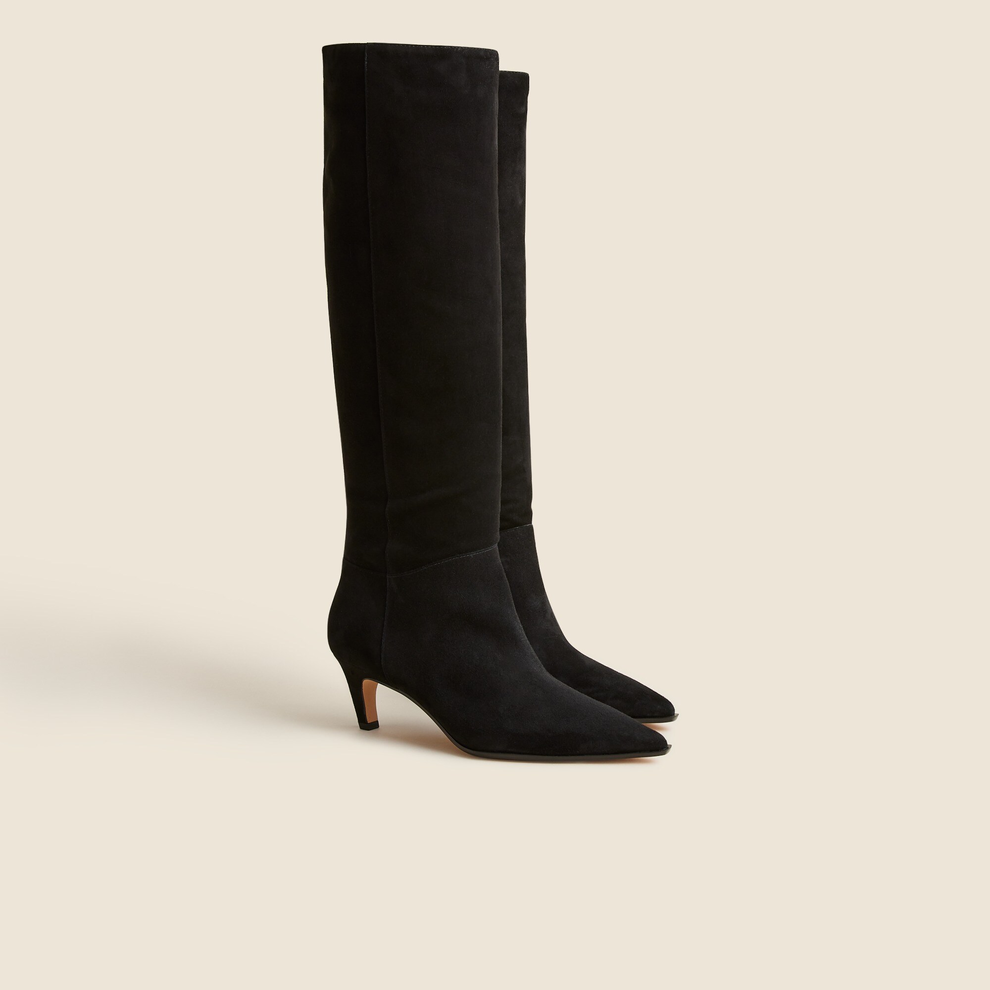 New Stevie knee-high pull-on boots in suede