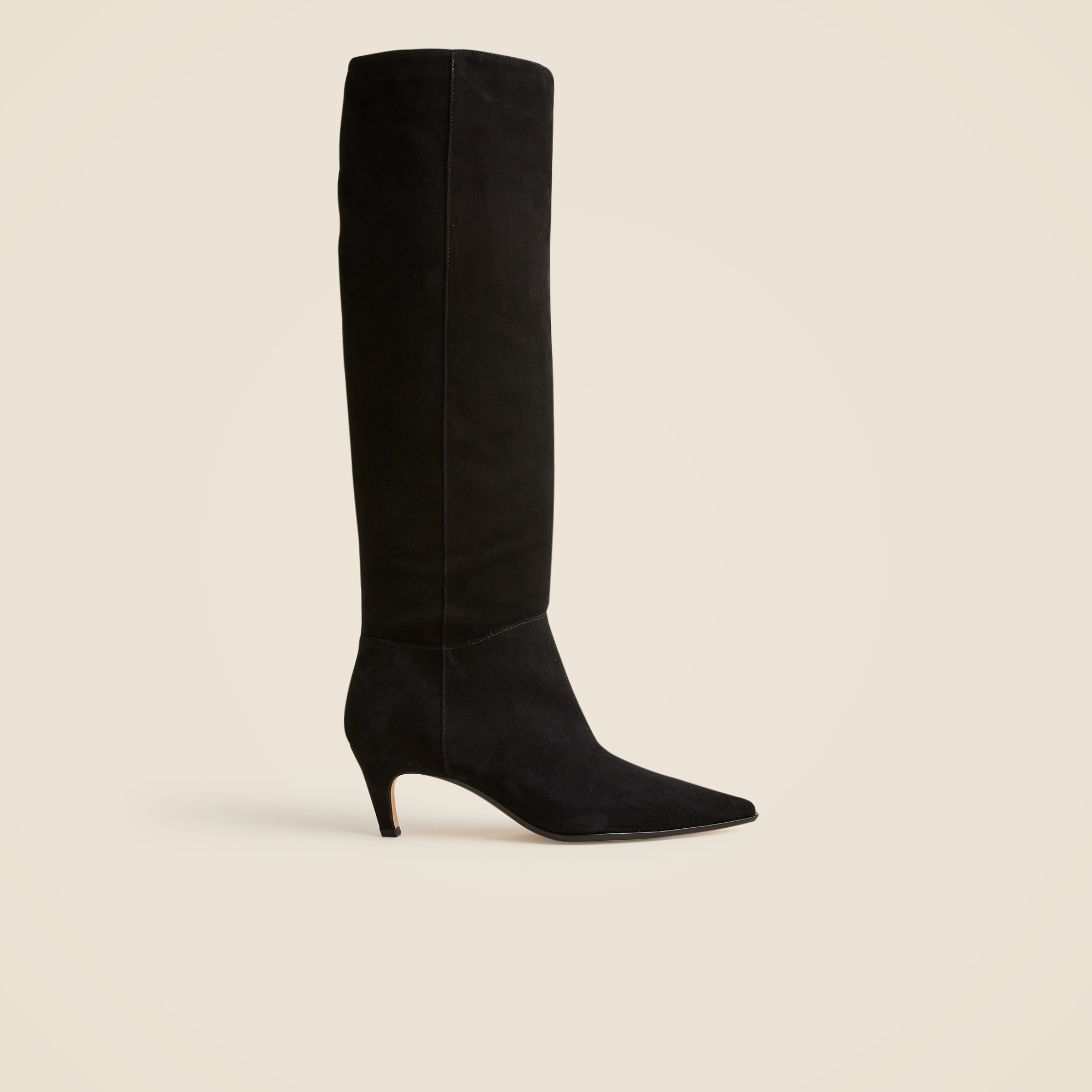 New Stevie knee-high pull-on boots in suede