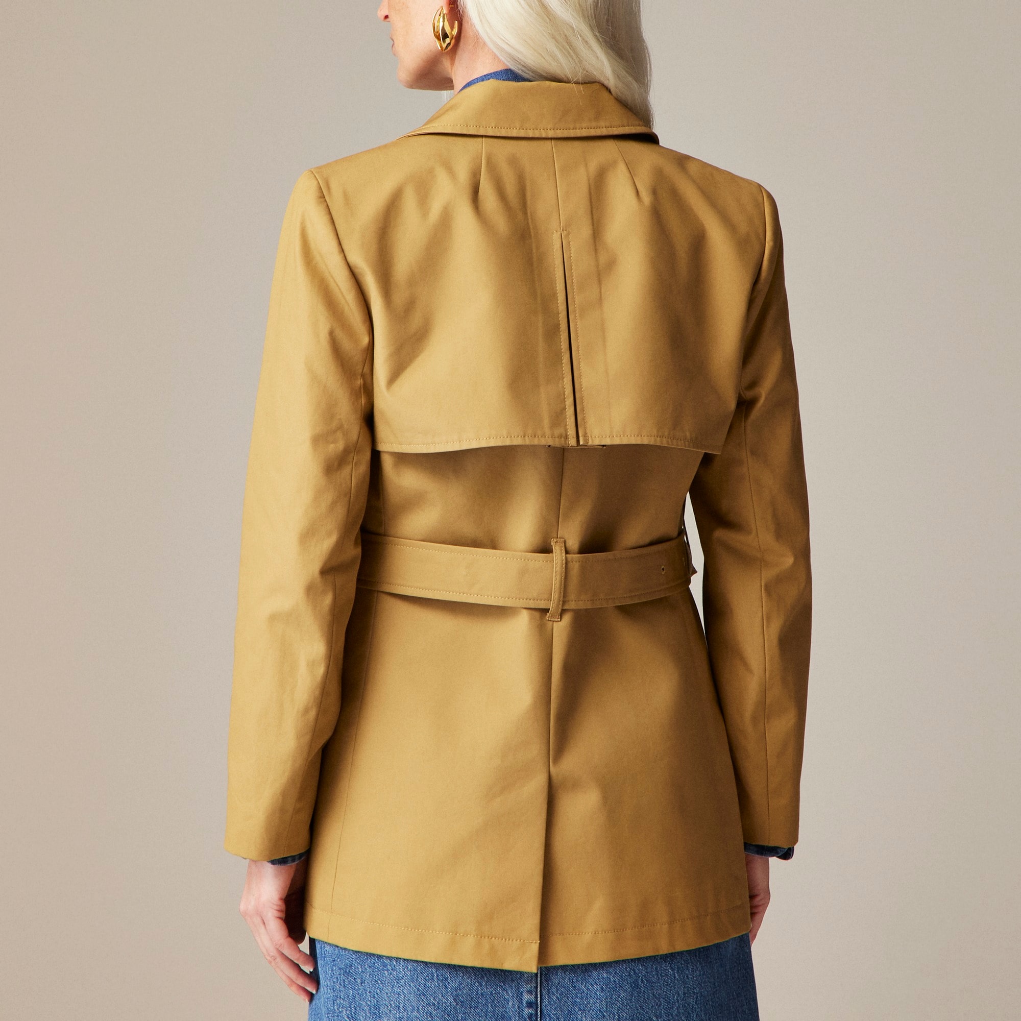 Cropped Icon trench coat