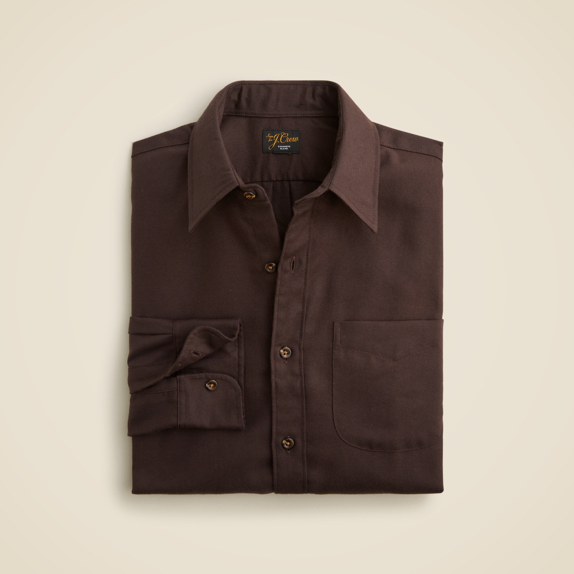 Cotton-cashmere Blend Shirt For Men | J.Crew