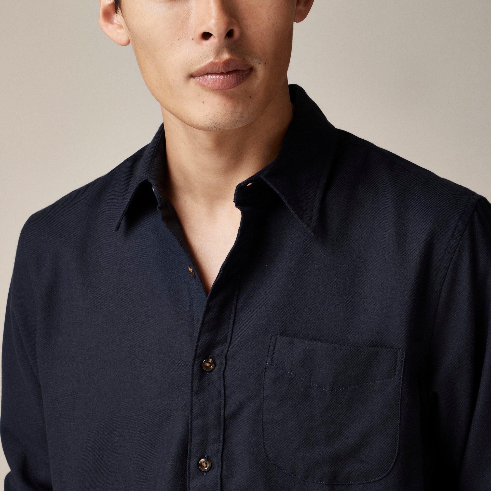 Cotton-cashmere blend shirt