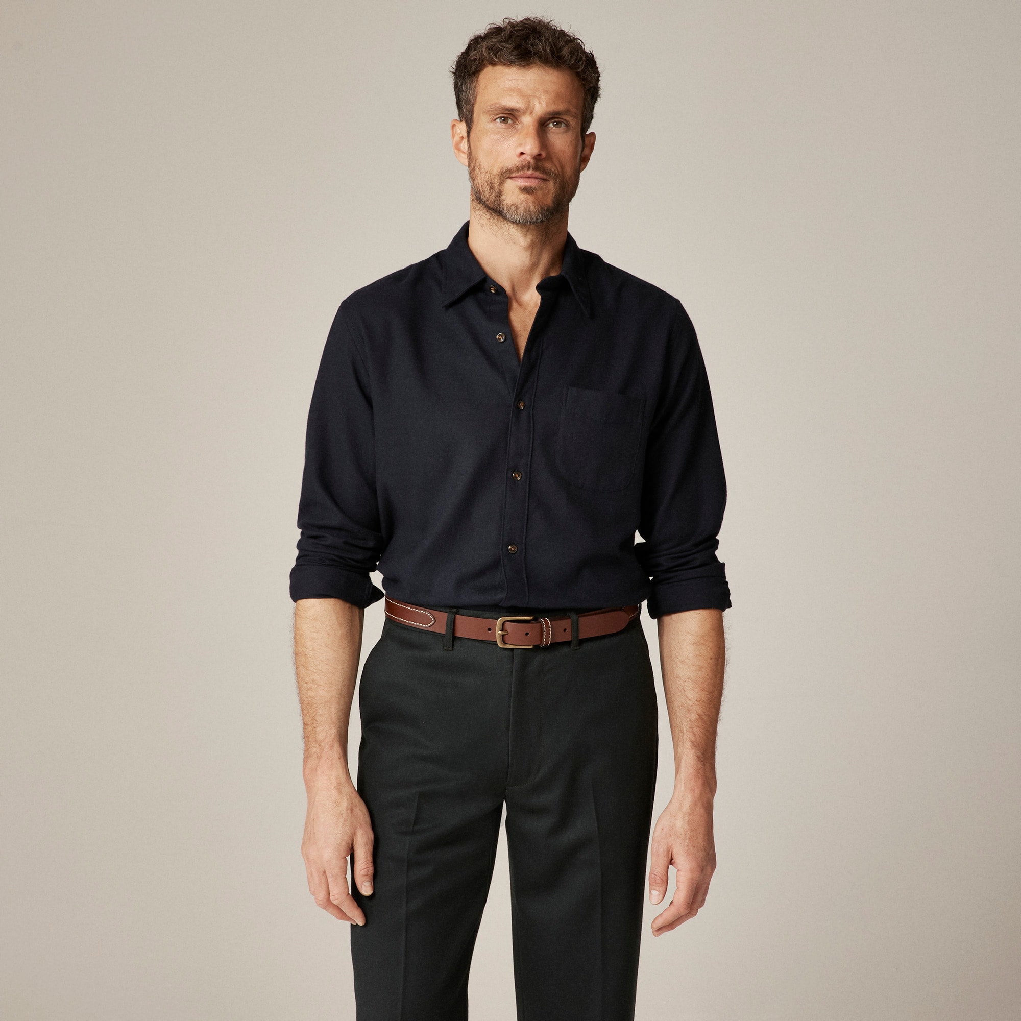  Cotton-cashmere blend shirt