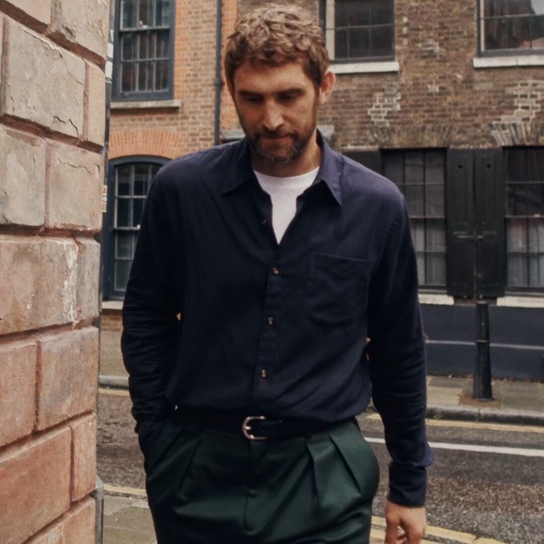 Cotton-cashmere blend shirt