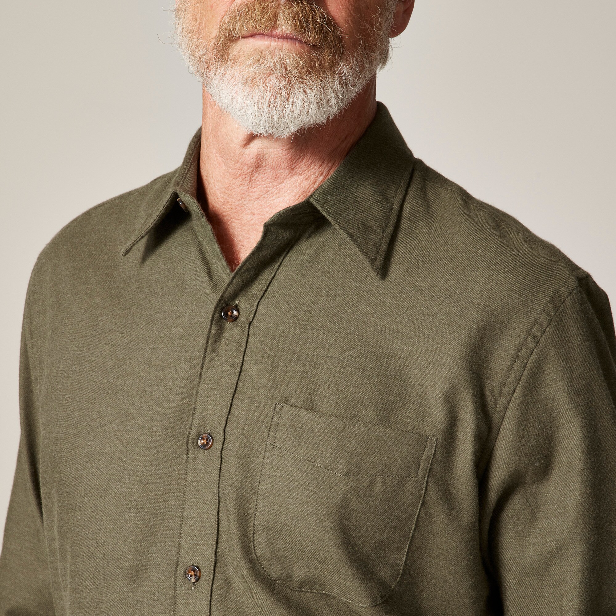 Cotton-cashmere blend shirt - thumbnail 6