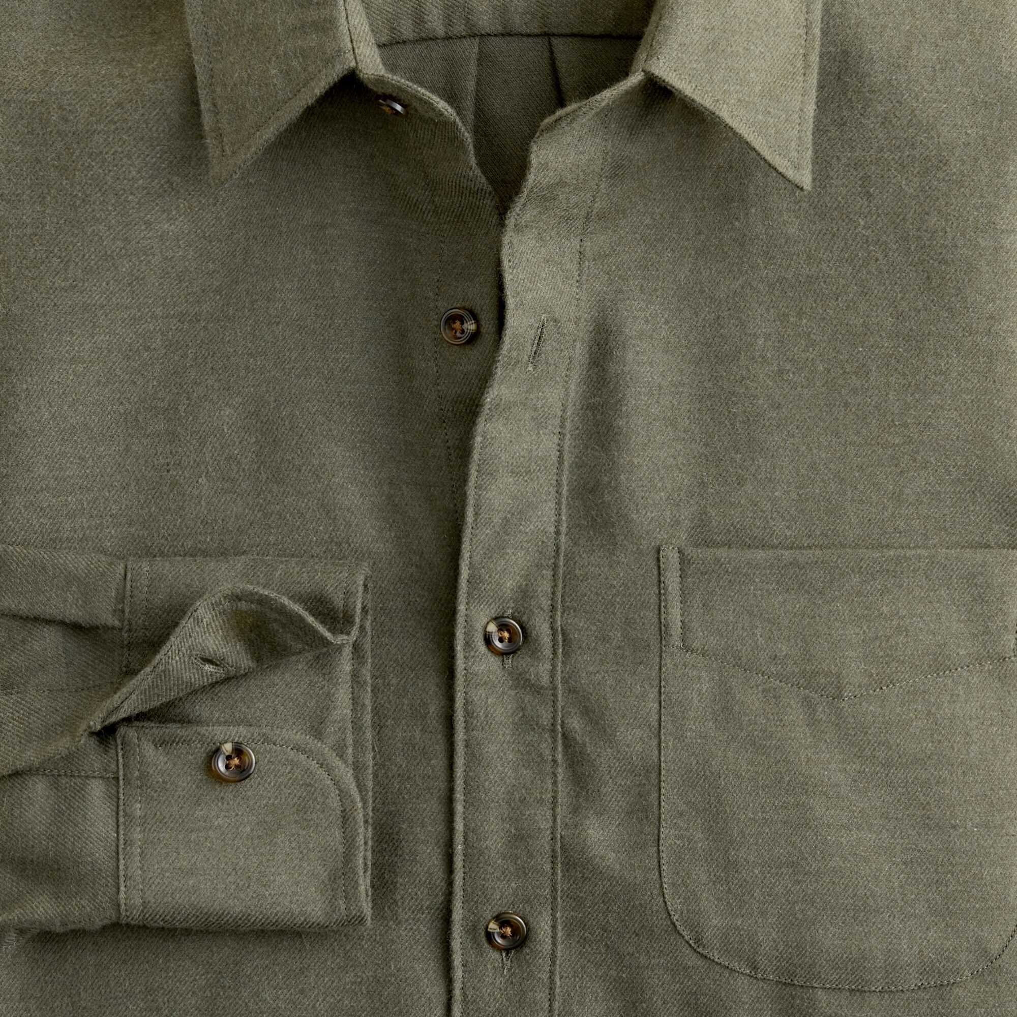 Cotton-cashmere blend shirt