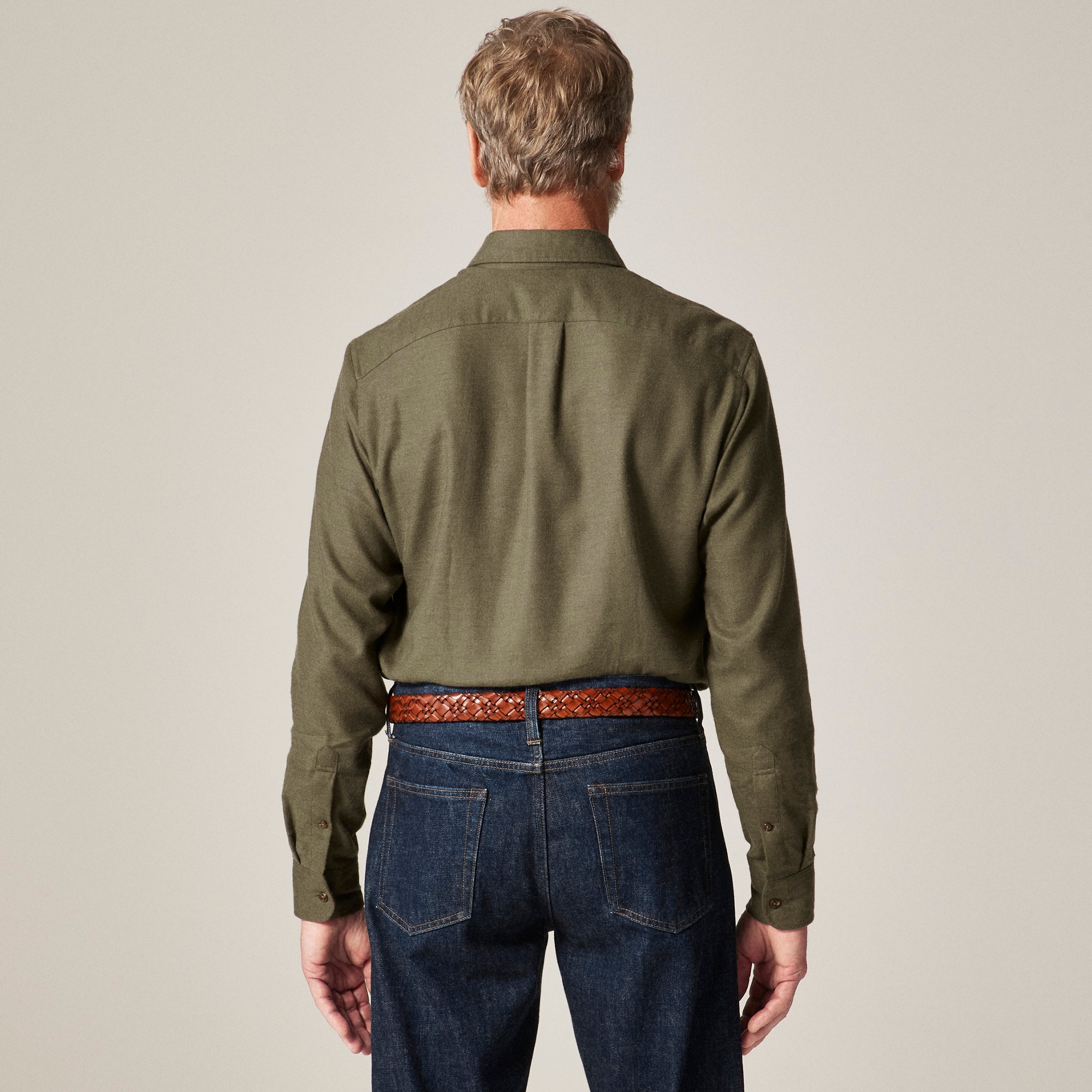 Cotton-cashmere blend shirt