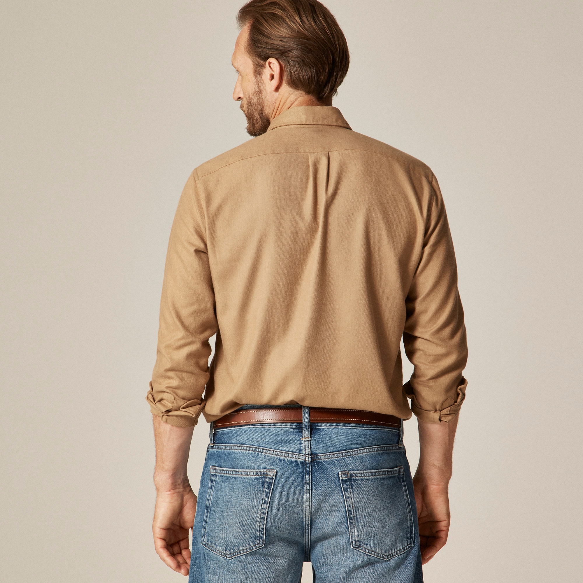 Cotton-cashmere blend shirt - thumbnail 8