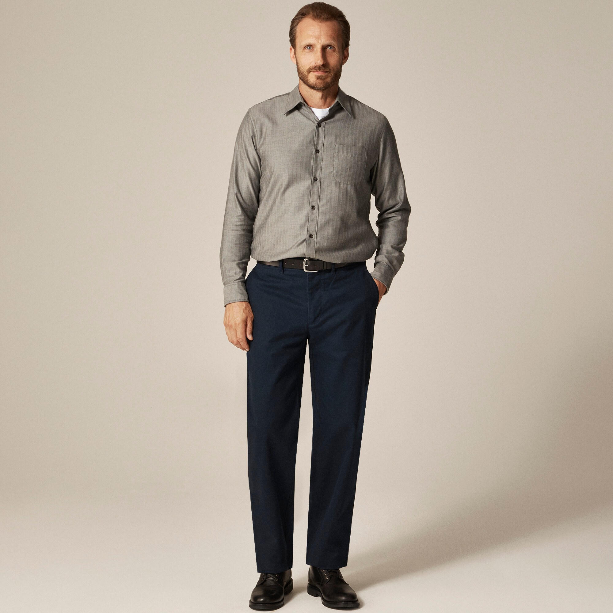 Cotton-cashmere blend shirt