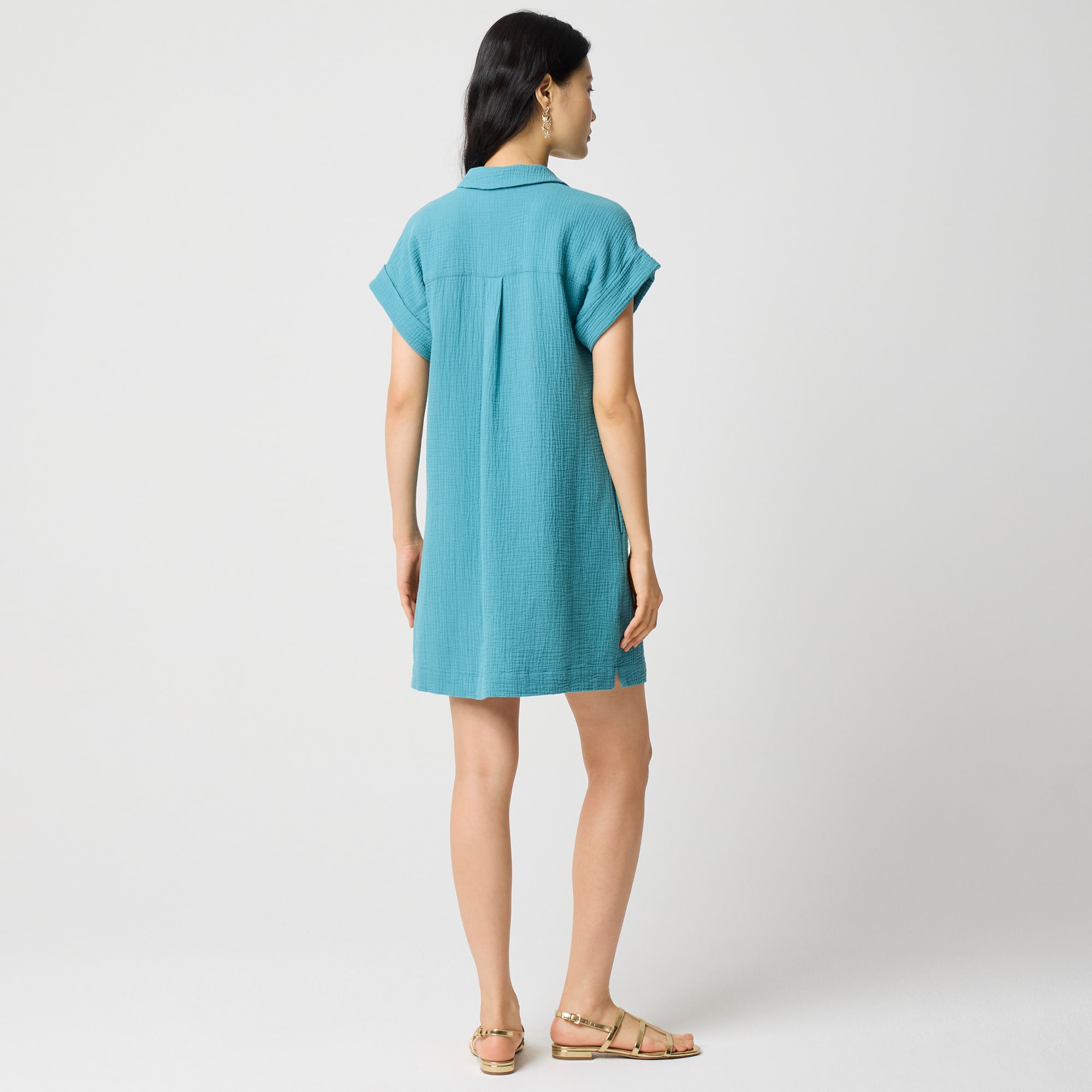 Short-sleeve Gauze Popover Dress For Women Factory