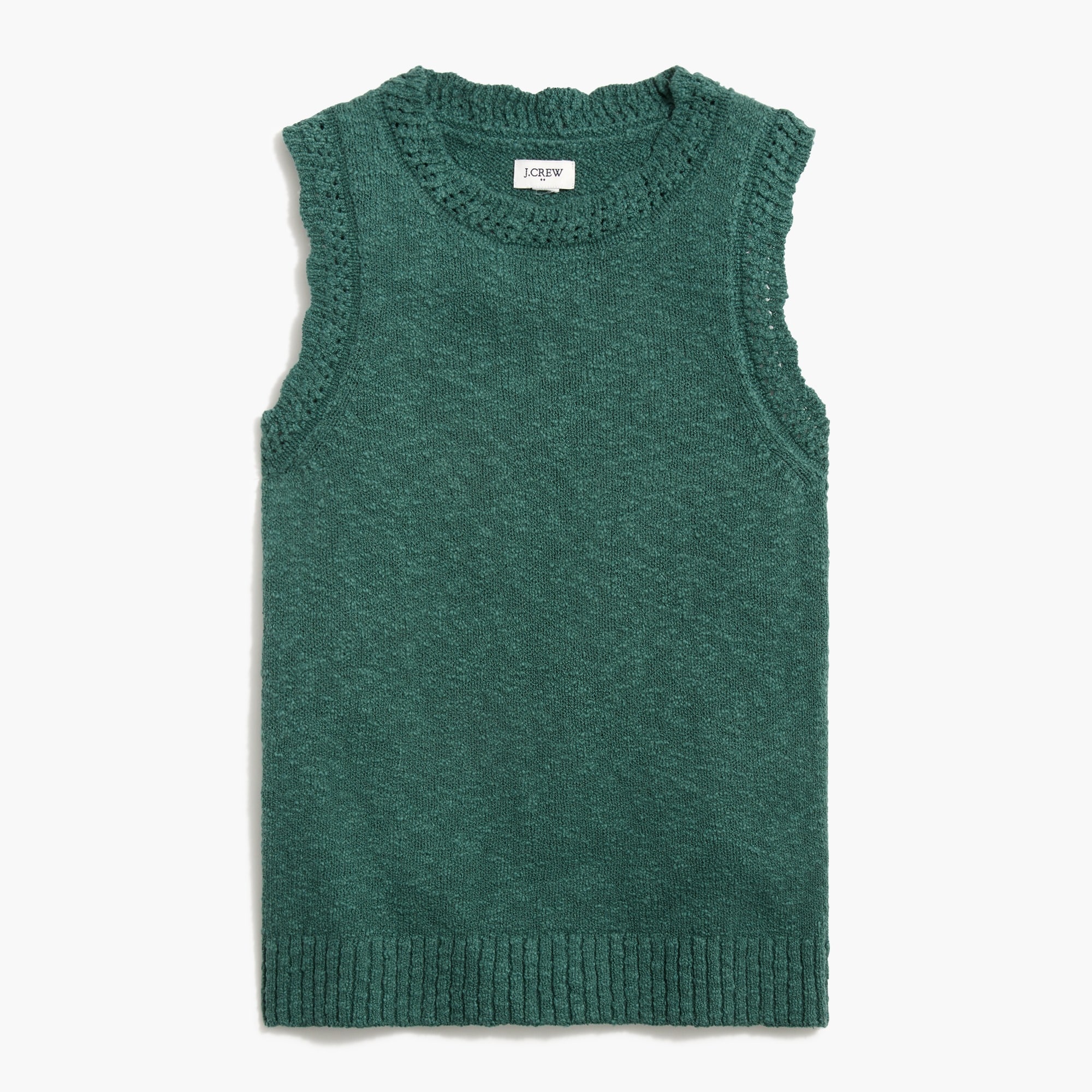 Slub sweater-tank