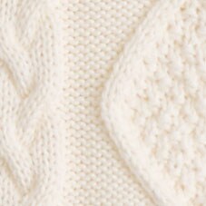 Cable-knit sweater-vest IVORY