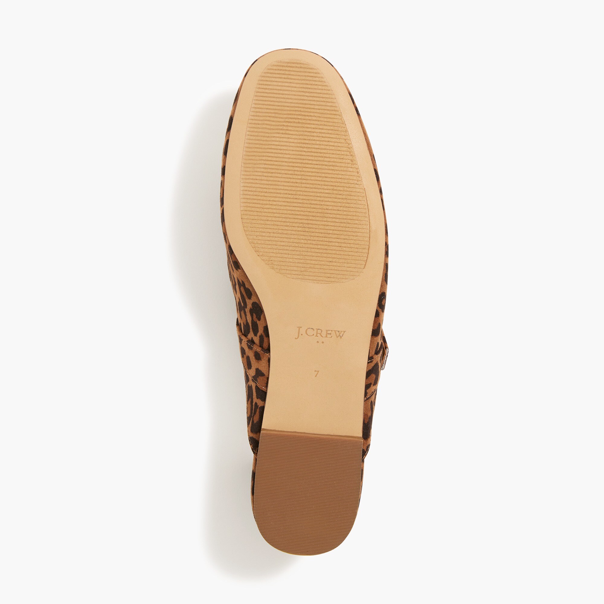 J crew leopard mules sales