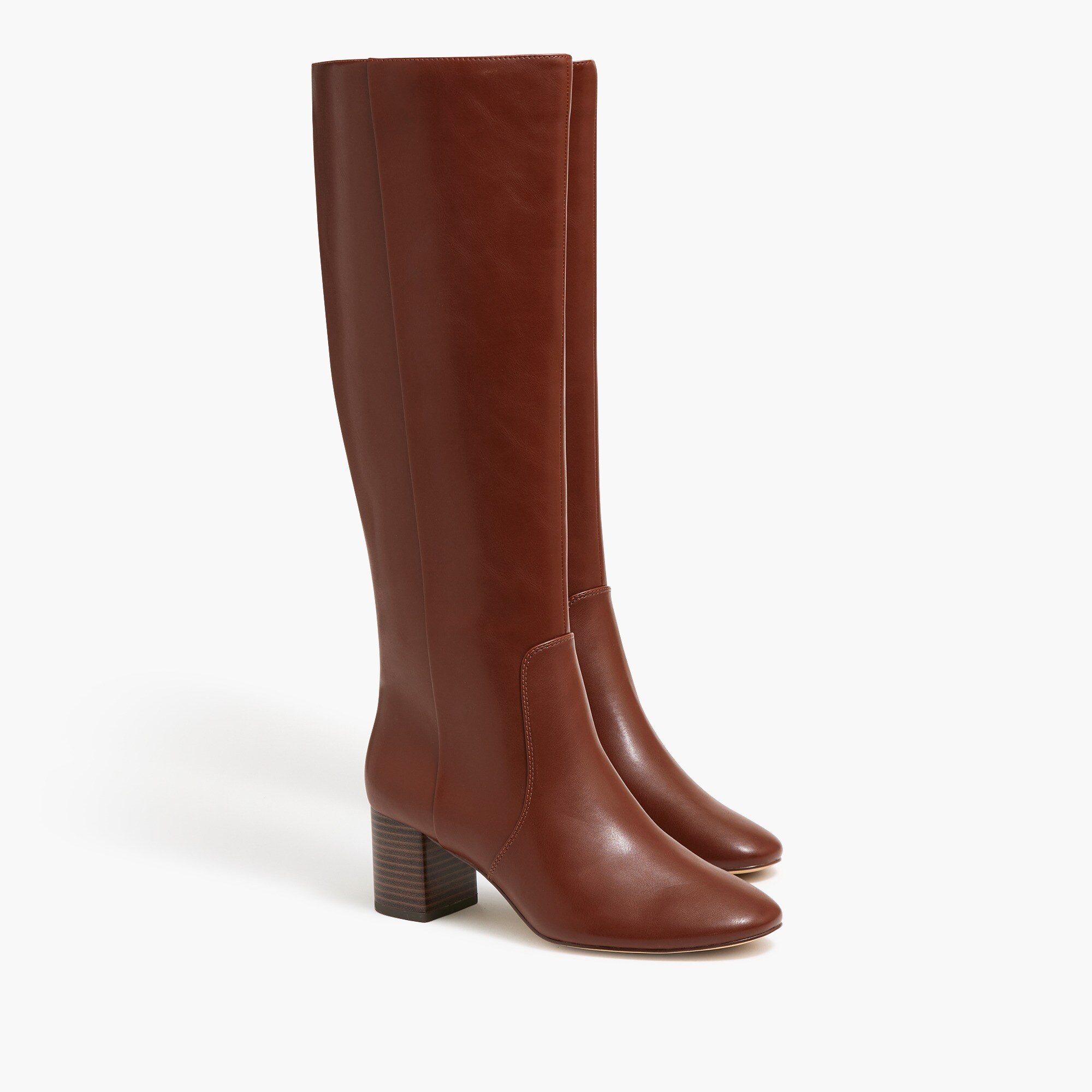 Knee-high heeled boots