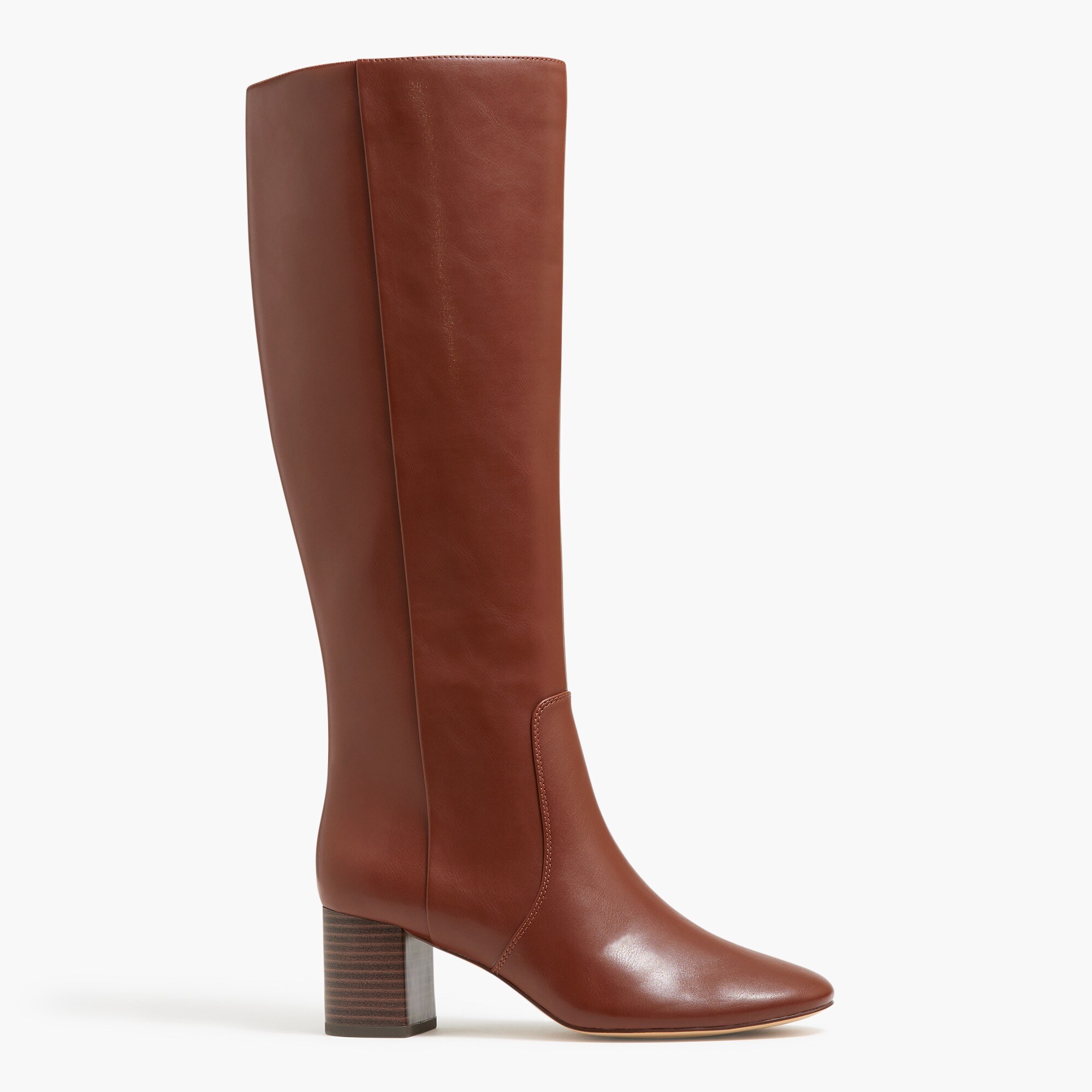 Knee-high heeled boots
