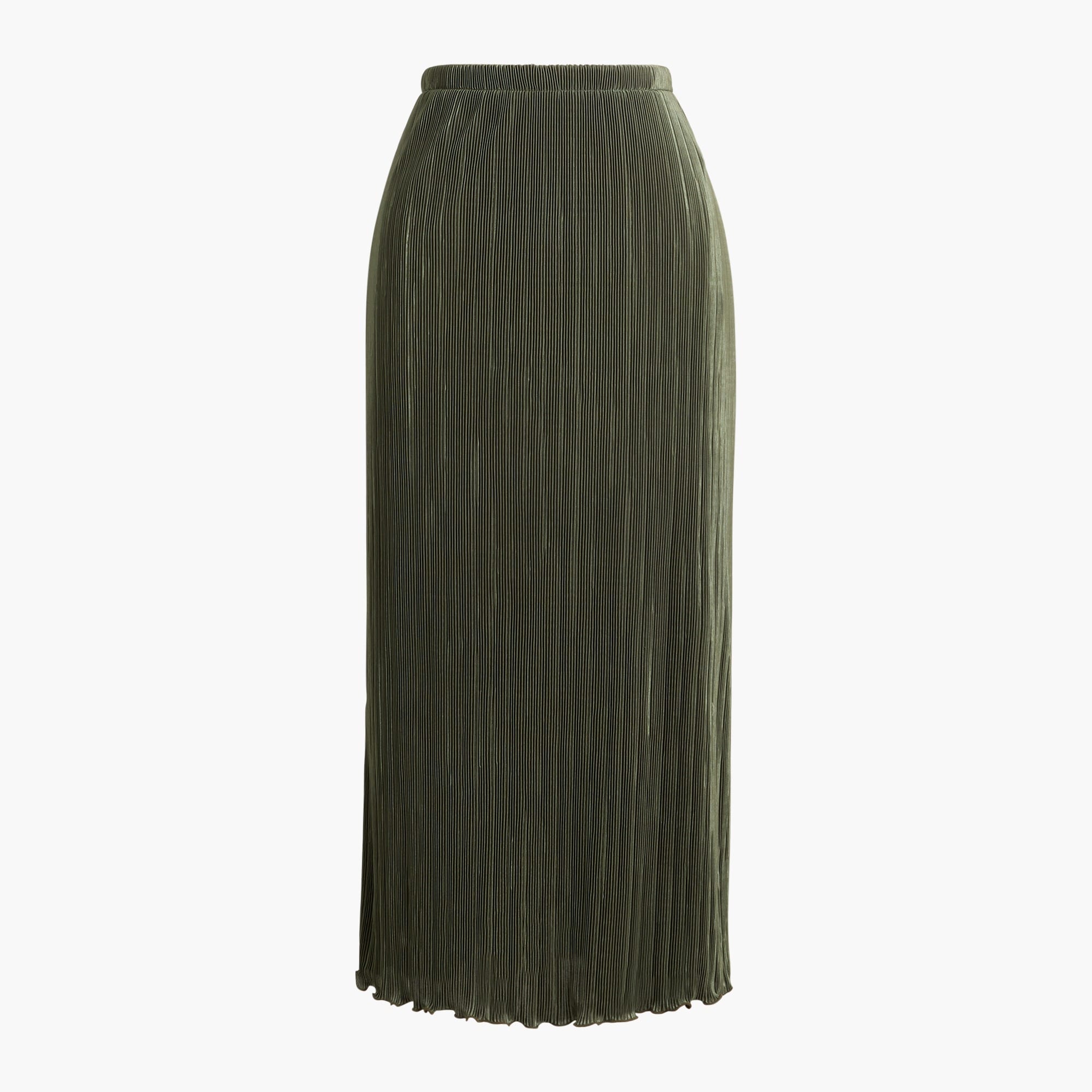 Plissé slip skirt