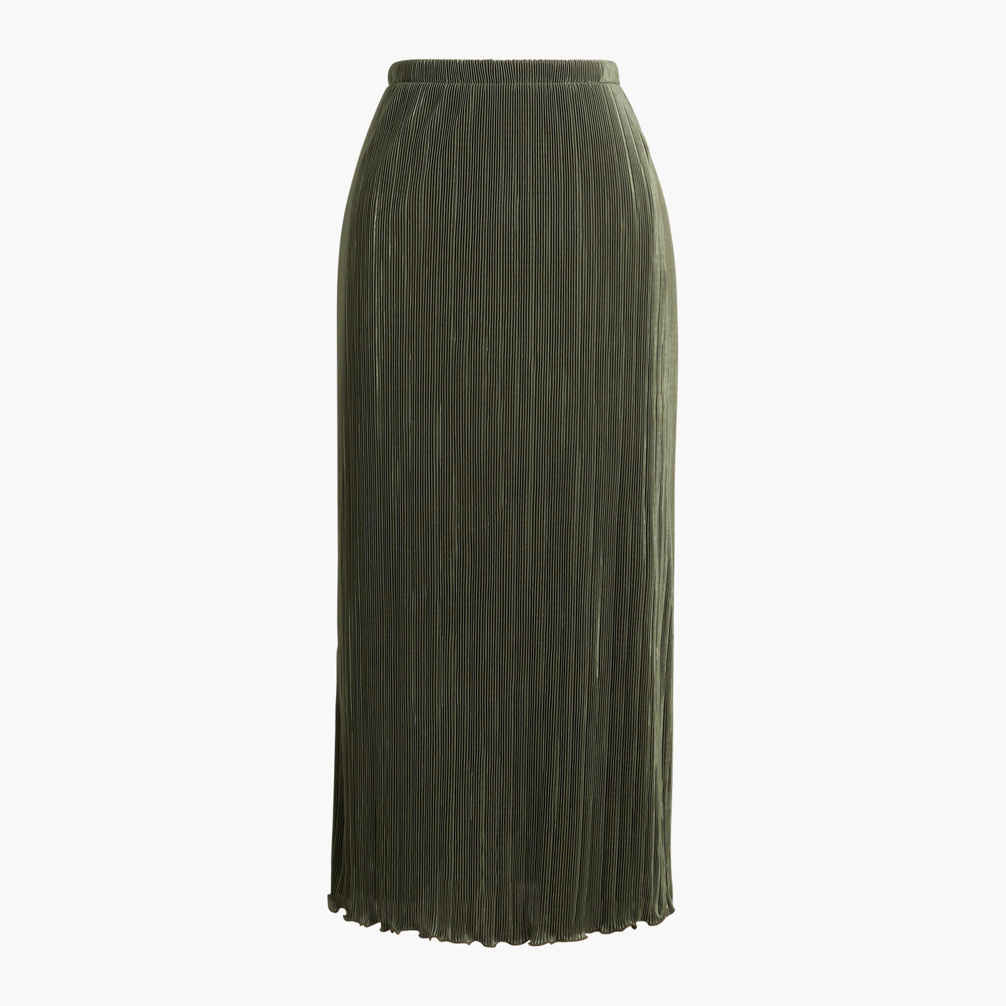 pliss&eacute; slip skirt for women