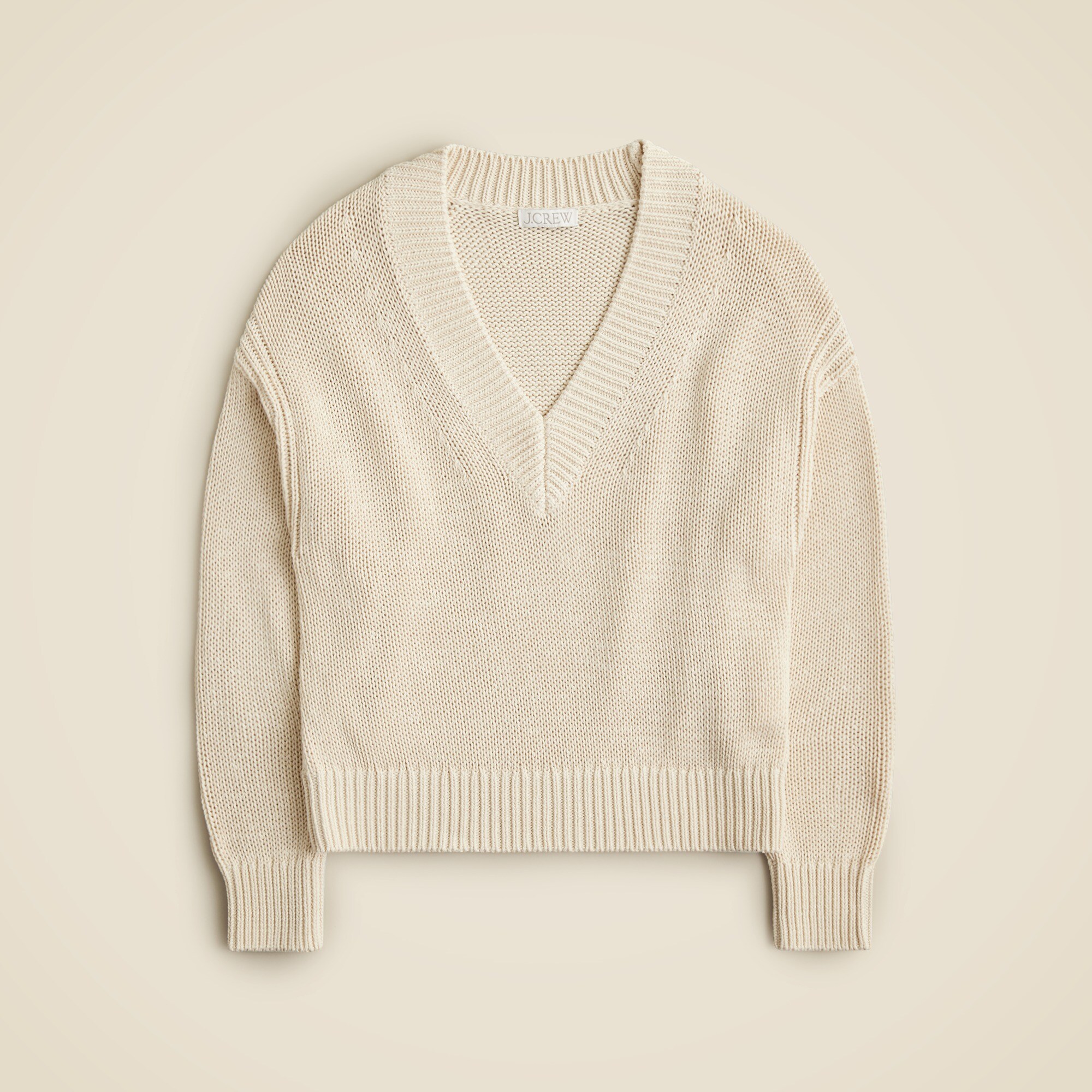 Relaxed V-neck sweater