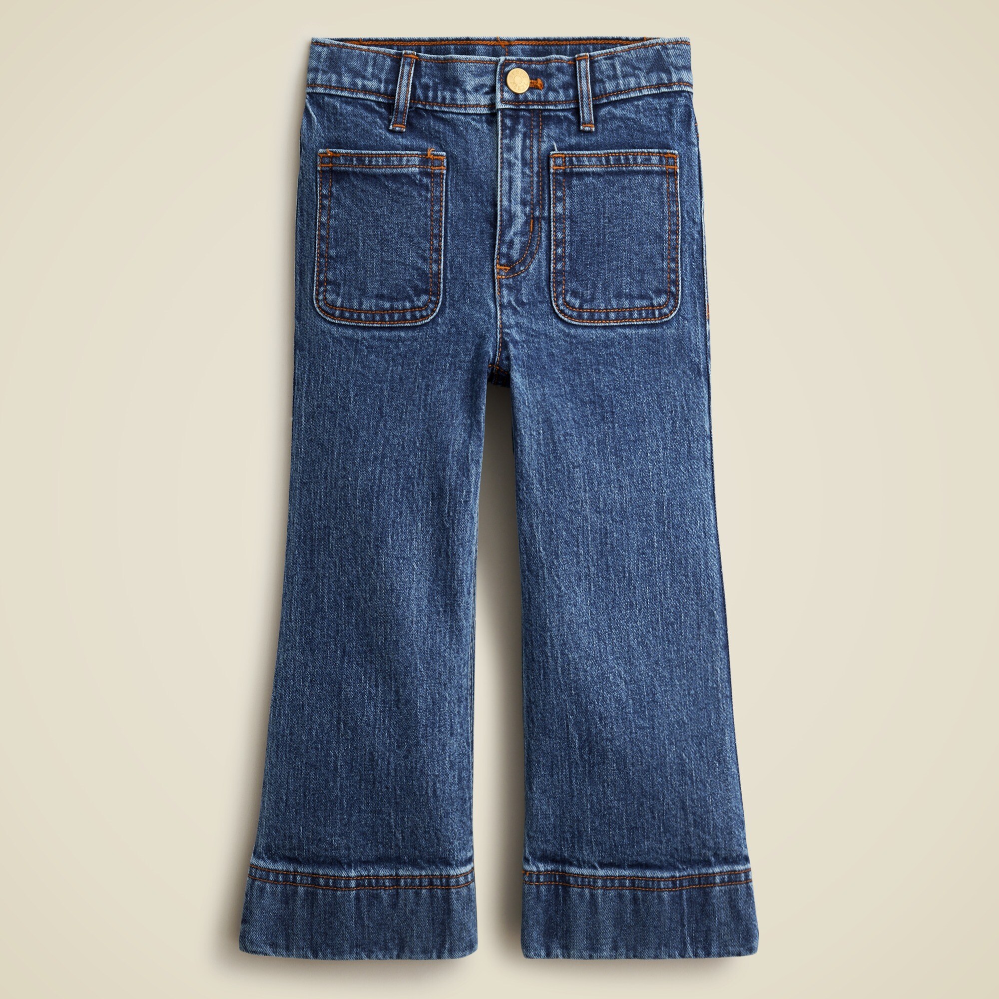 girls Girls' Sailor stretch denim trouser