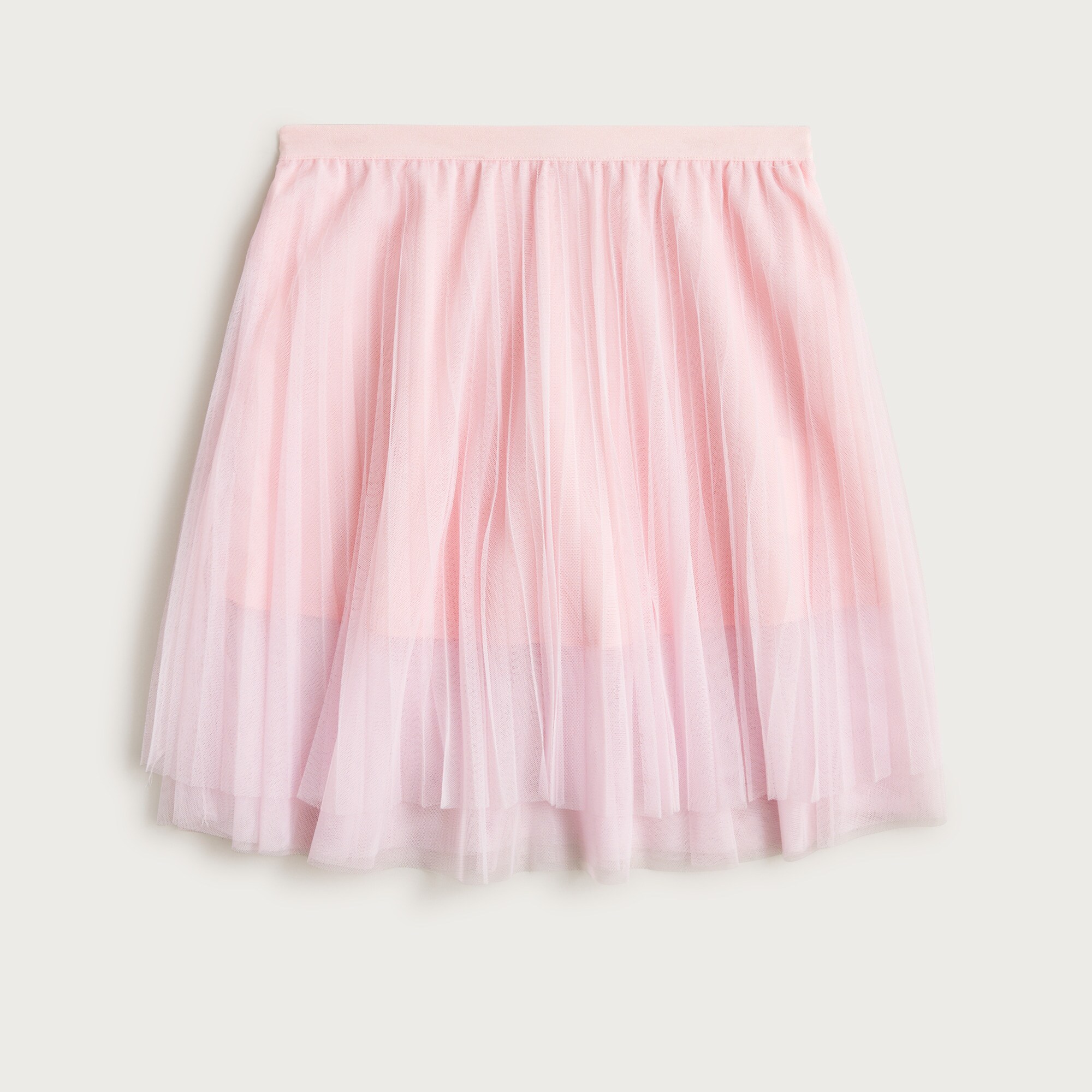  Girls' pleated midi skirt in tulle