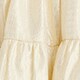 Girls' tiered ruffle skirt in gold lam&eacute; GOLD METALLIC LUREX girls' tiered ruffle skirt in gold lam&eacute; for girls